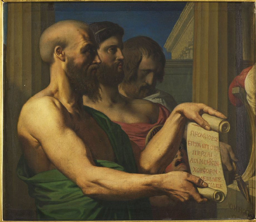 Řečtí tragici - Jean-Auguste-Dominique Ingres