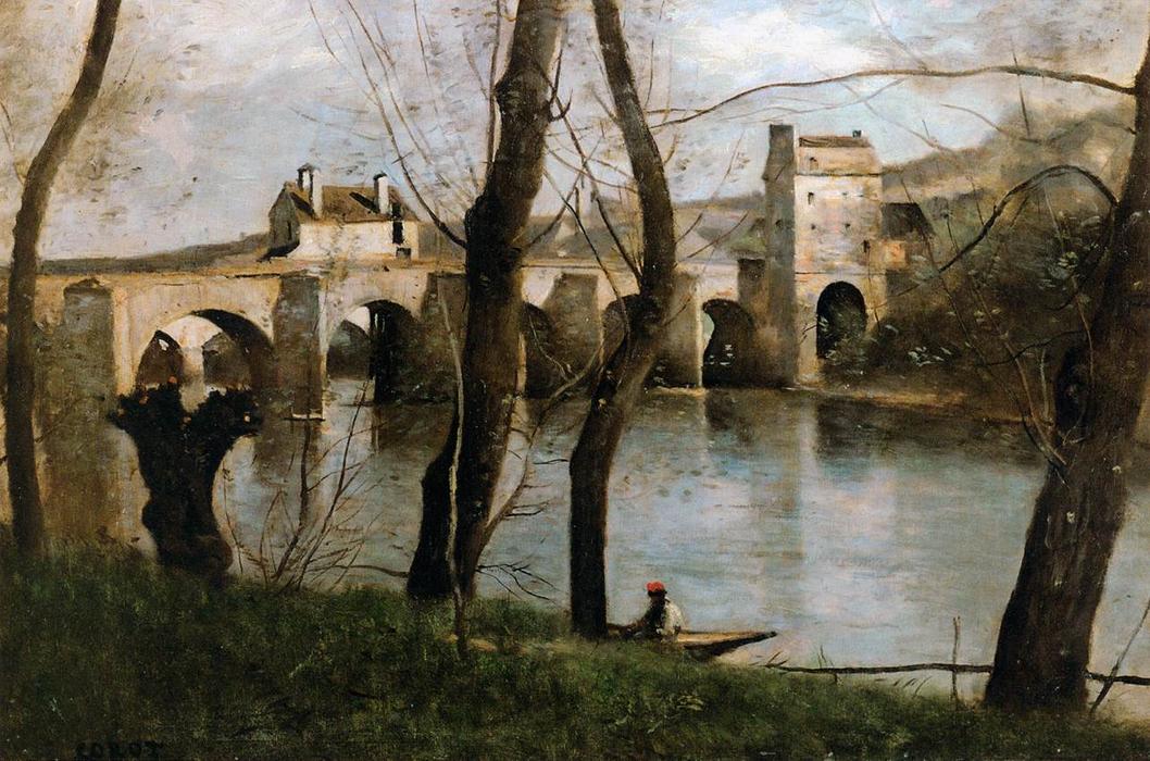 Le Pont de Mantes - Jean-Baptiste Camille Corot