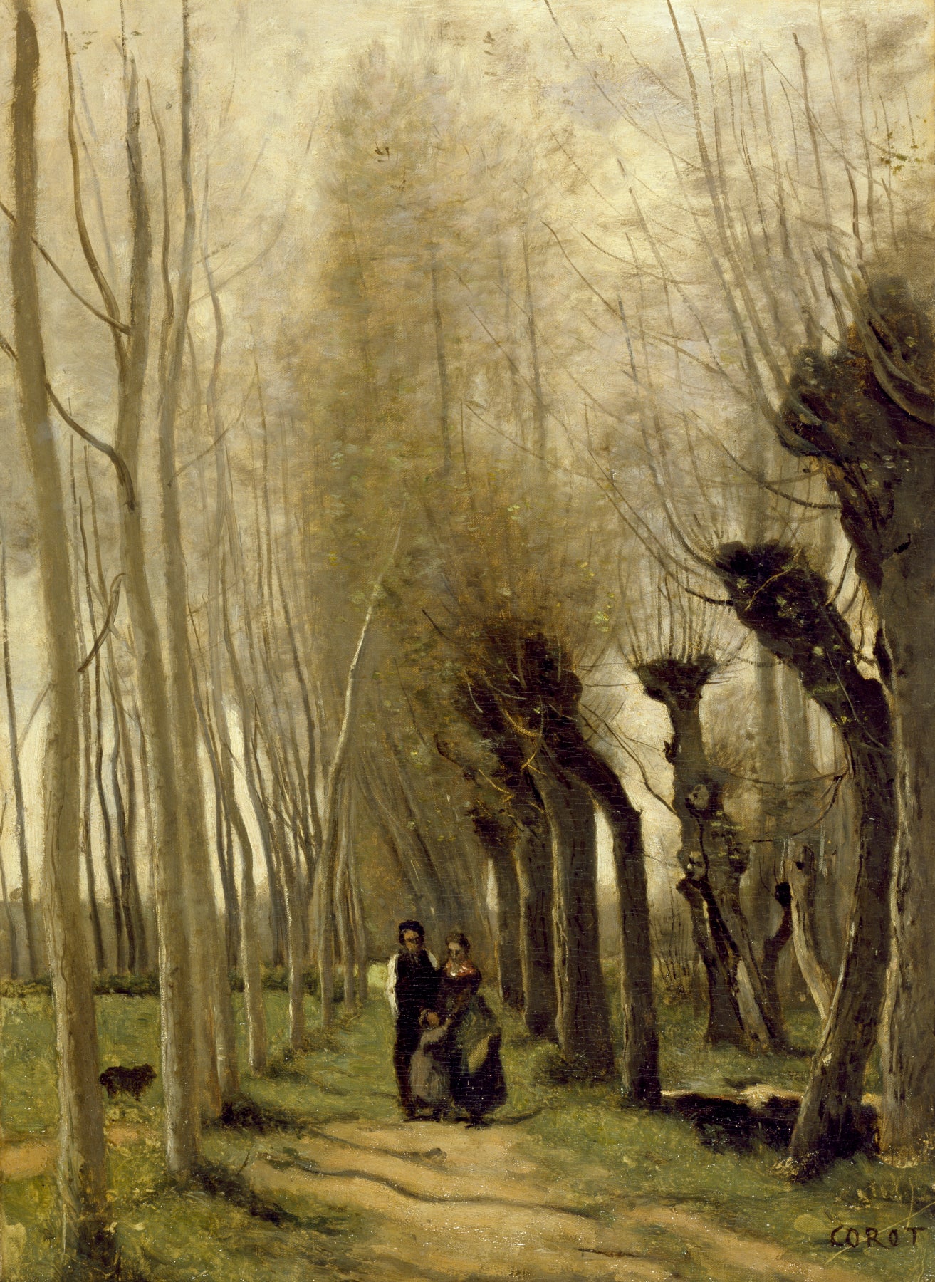 Les Saules de Marissel - Jean-Baptiste Camille Corot