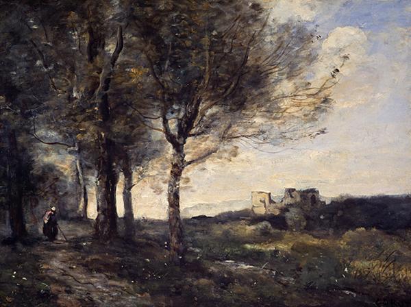 La ruine - Jean-Baptiste Camille Corot
