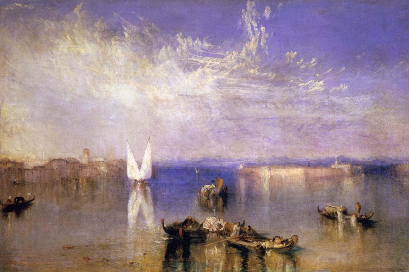 Reproduction du tableau « Le Campo Santo - J. M. W. Turner » par Alpha Reproduction en peinture à l’huile