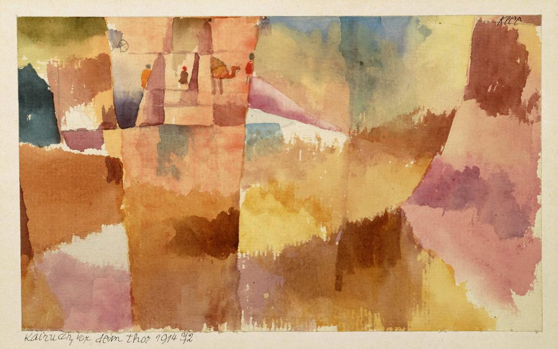 Kairouan, před bránou - Paul Klee