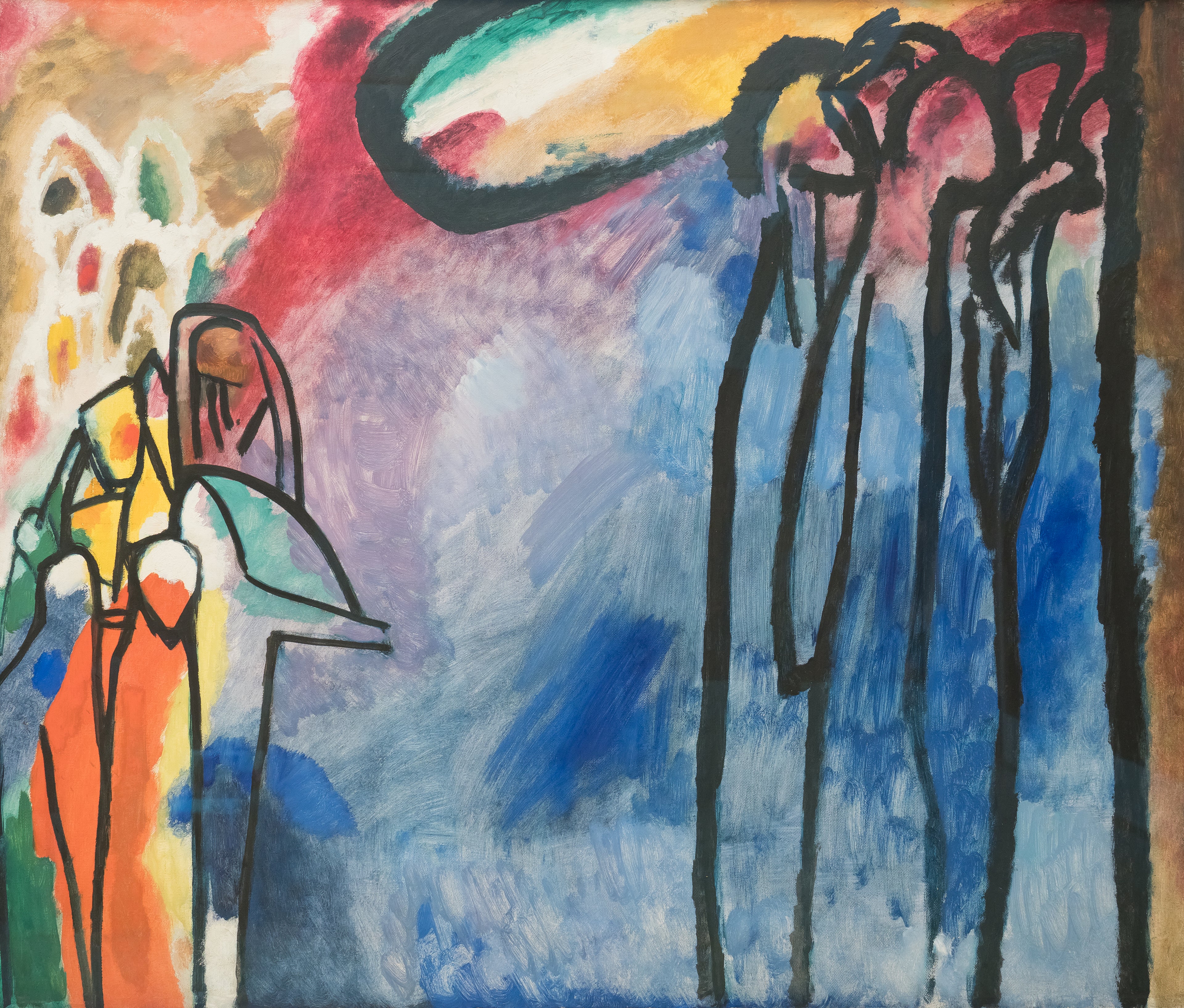 Reproduction du tableau « Improvisation 19 - Vassily Kandinsky » par Alpha Reproduction en peinture à l’huile