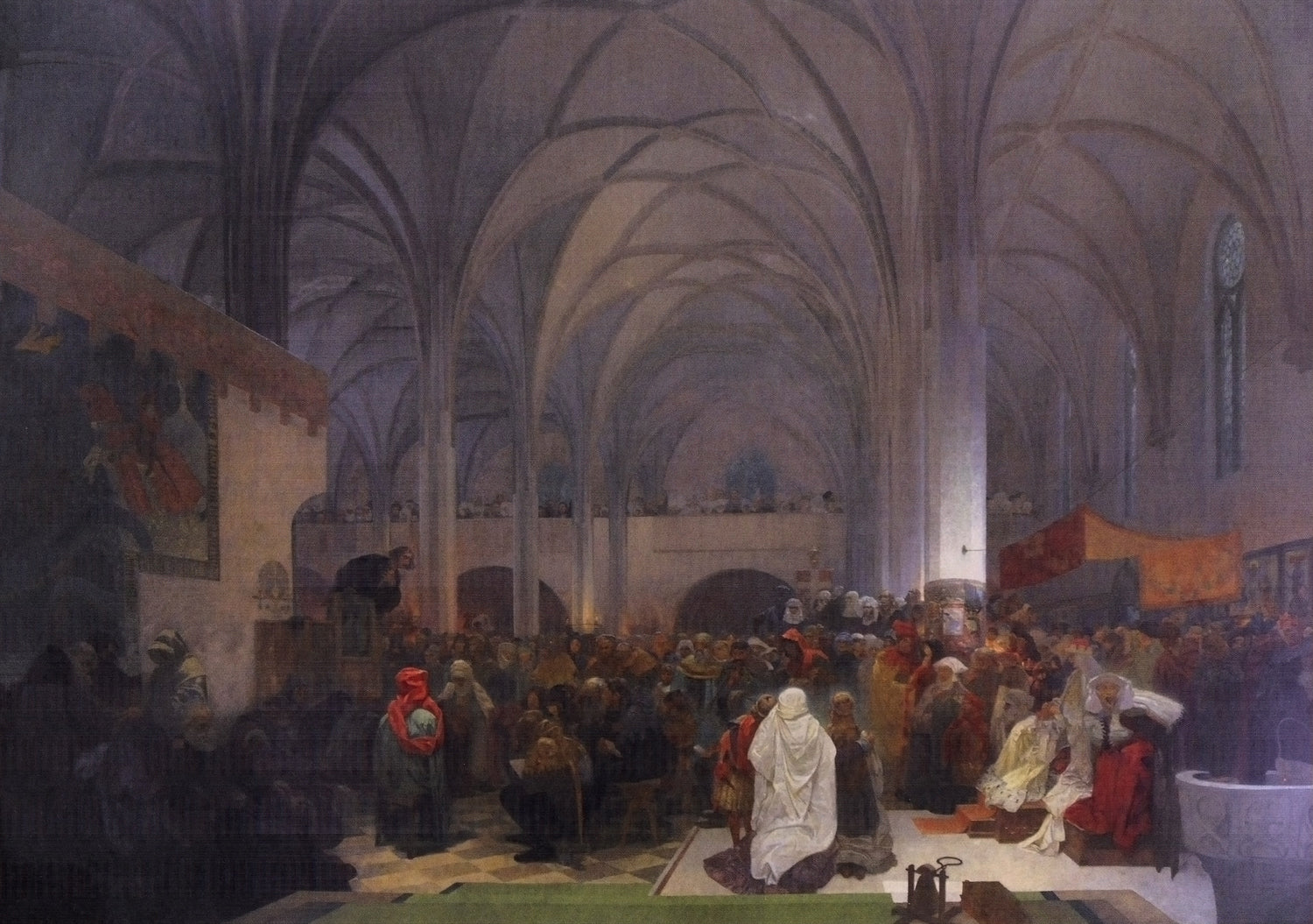 Kázání mistra Jana Husa - Alphonse Mucha