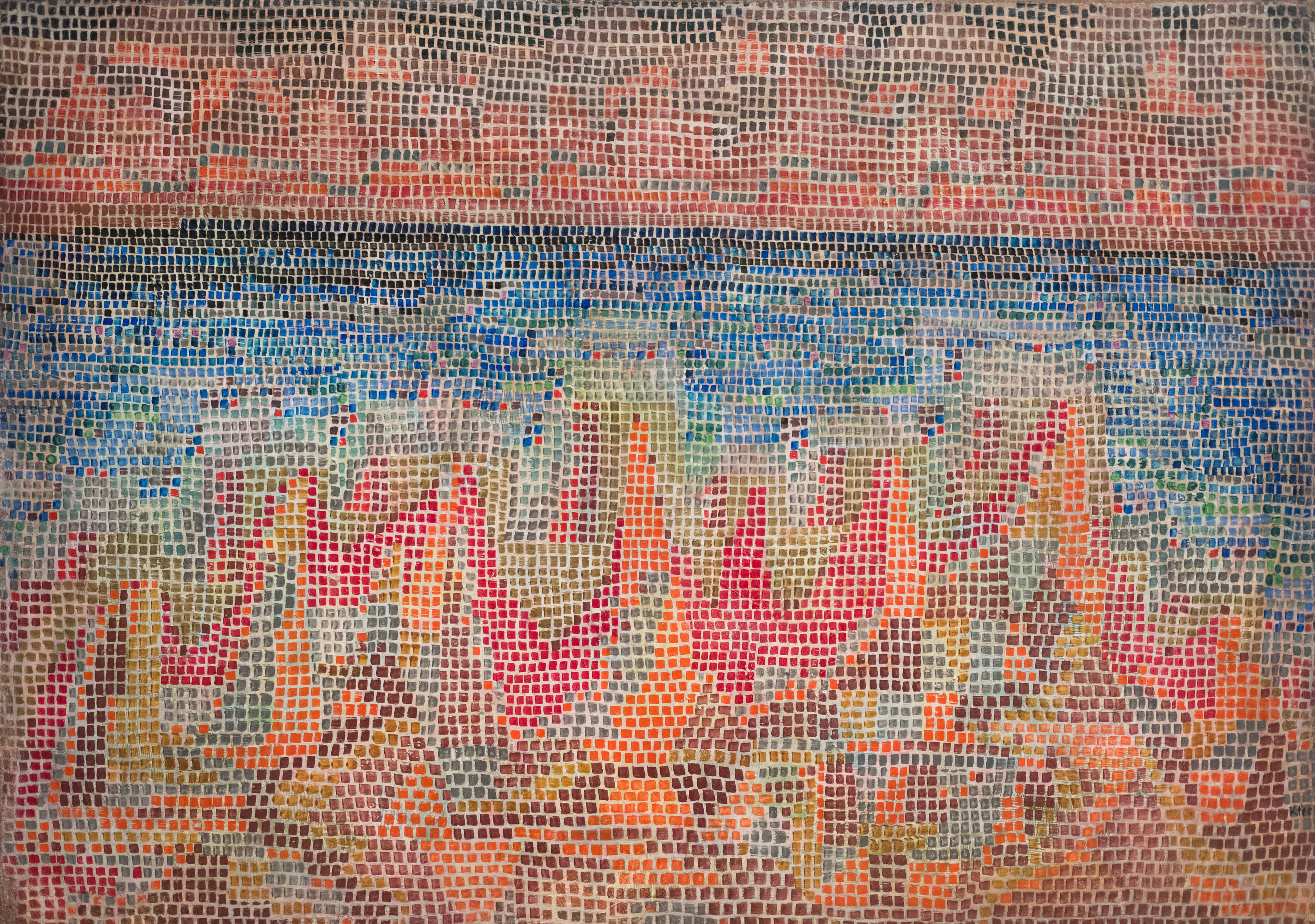 Útesy u moře - Paul Klee