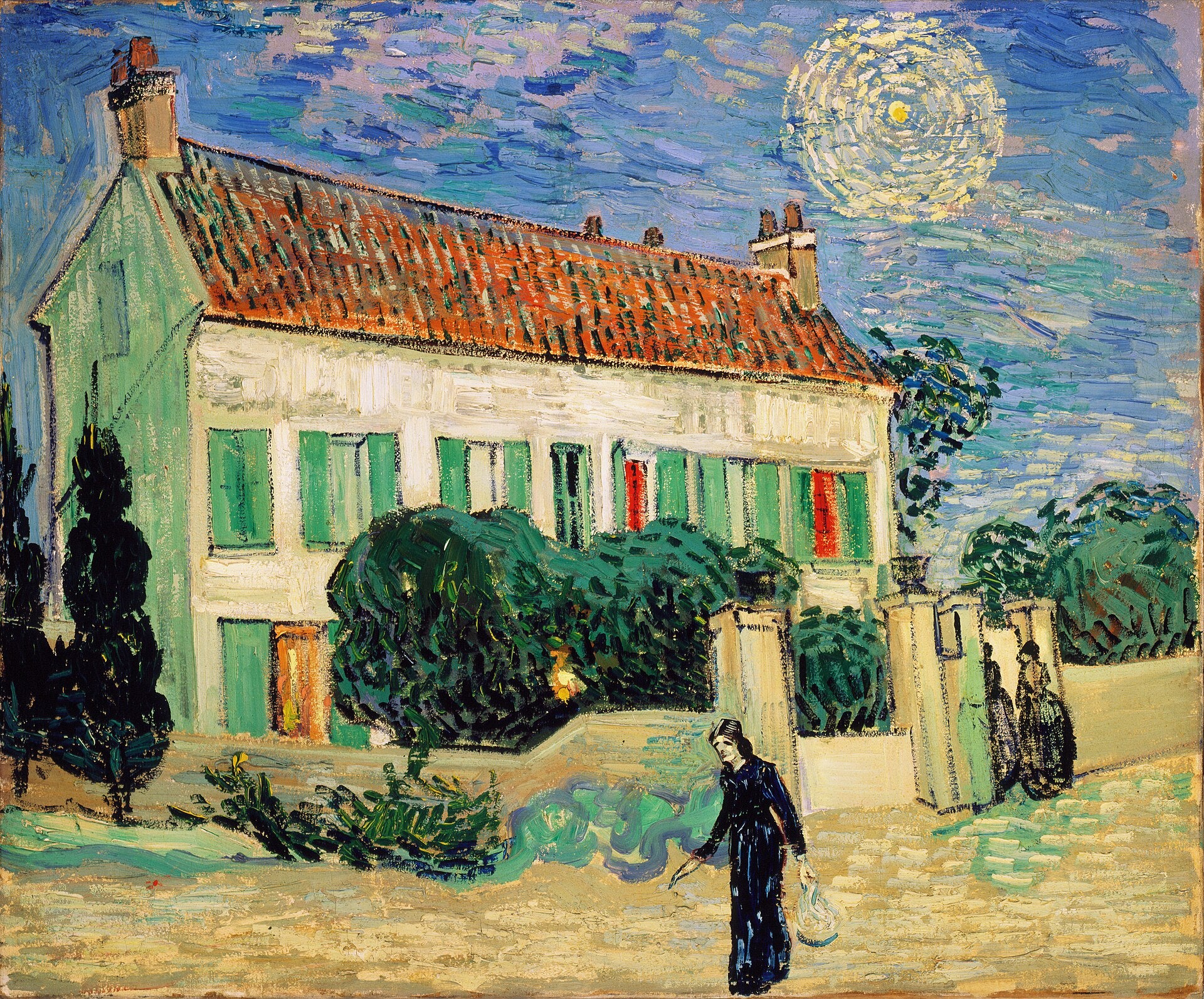 Bílý dům, v noci - Vincent van Gogh