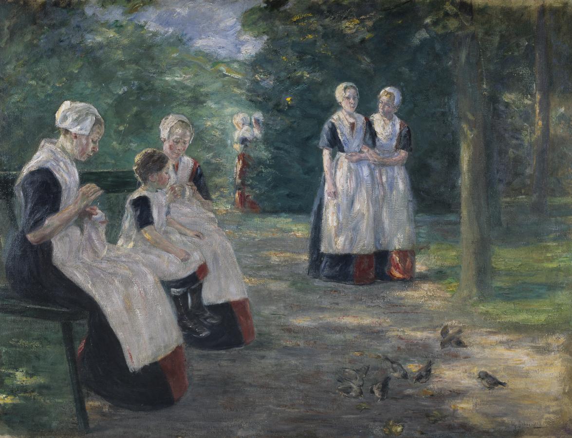 Zahrada obecního sirotčince města Amsterdam - Max Liebermann