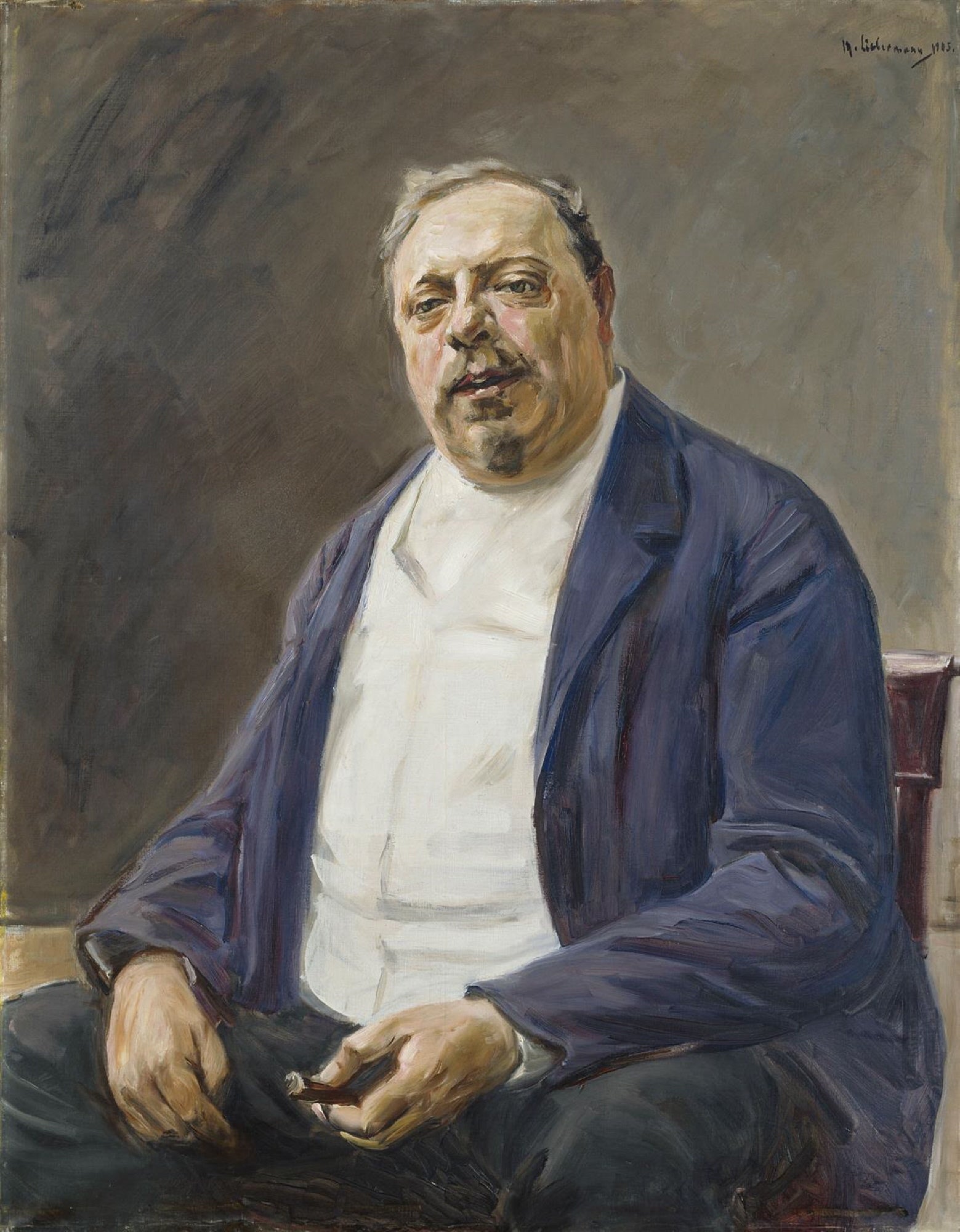 Portrét Alfreda von Bergera - Max Liebermann