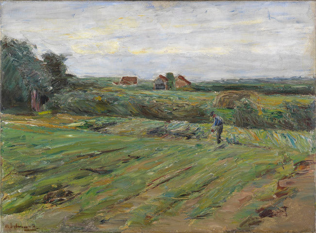 Pole sklizně (Erntefeld) - Max Liebermann