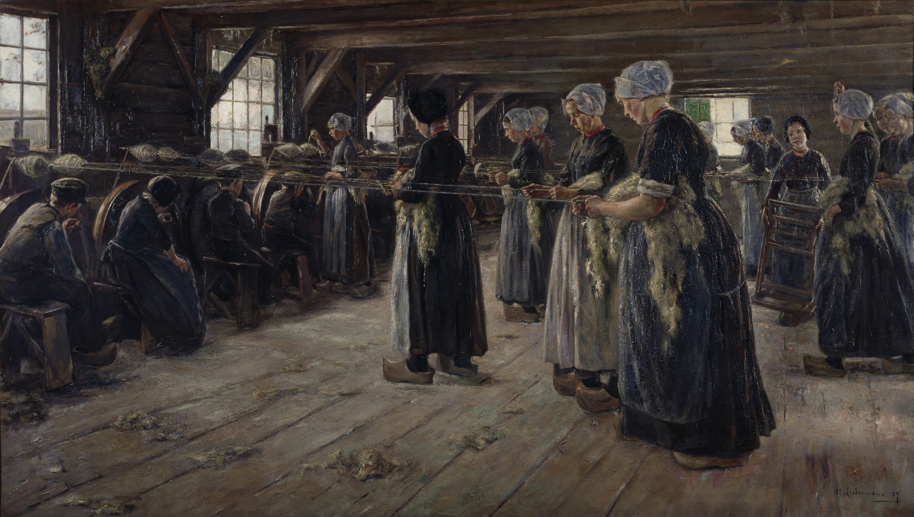 Lněný sen v Laren - Max Liebermann