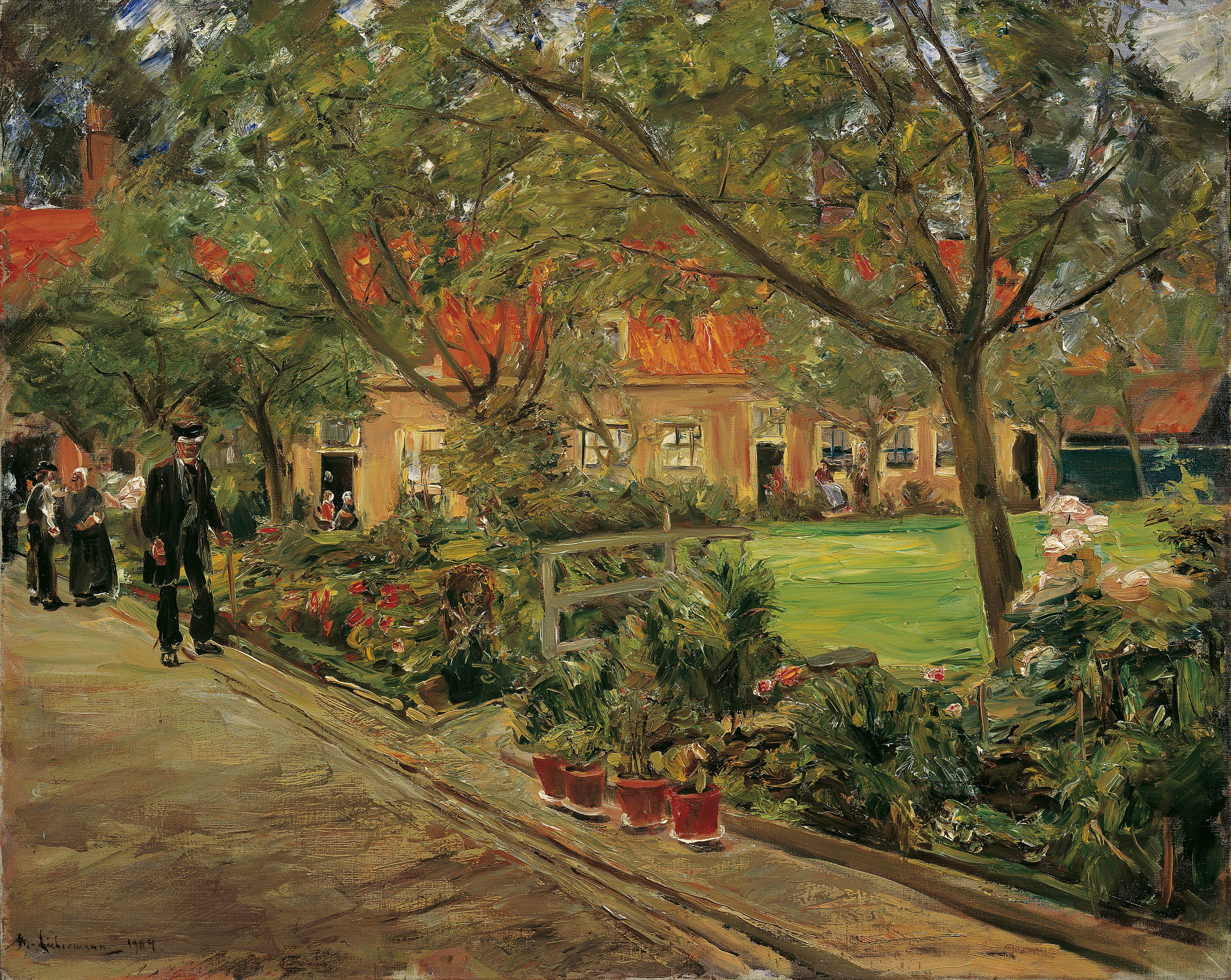 Zahrada nemocnice v Edamu - Max Liebermann