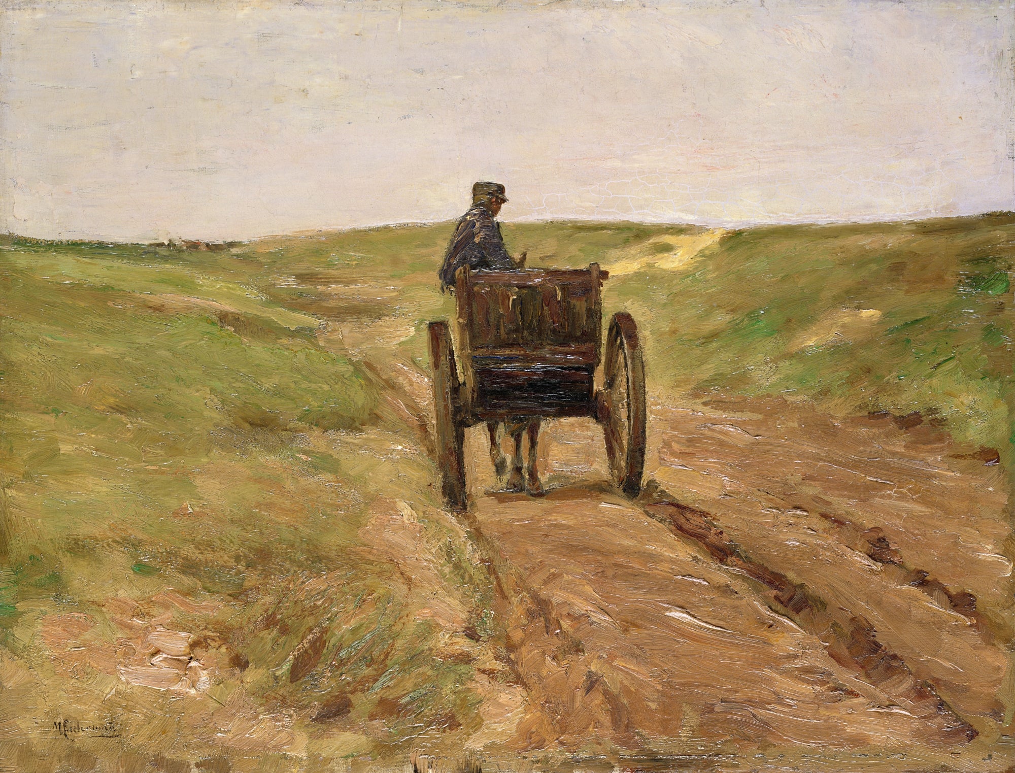 Kočár v Katwijku - Max Liebermann