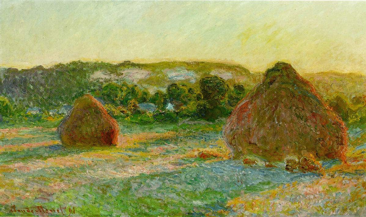 Mlýnské kameny, konec léta - Claude Monet