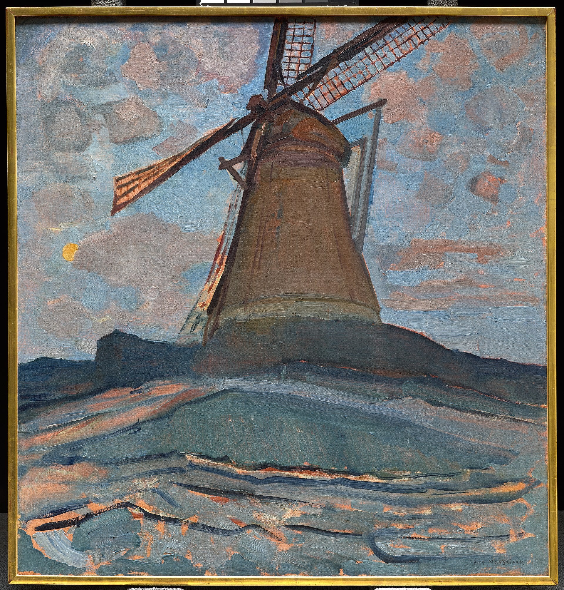 Větrný mlýn - Piet Mondrian