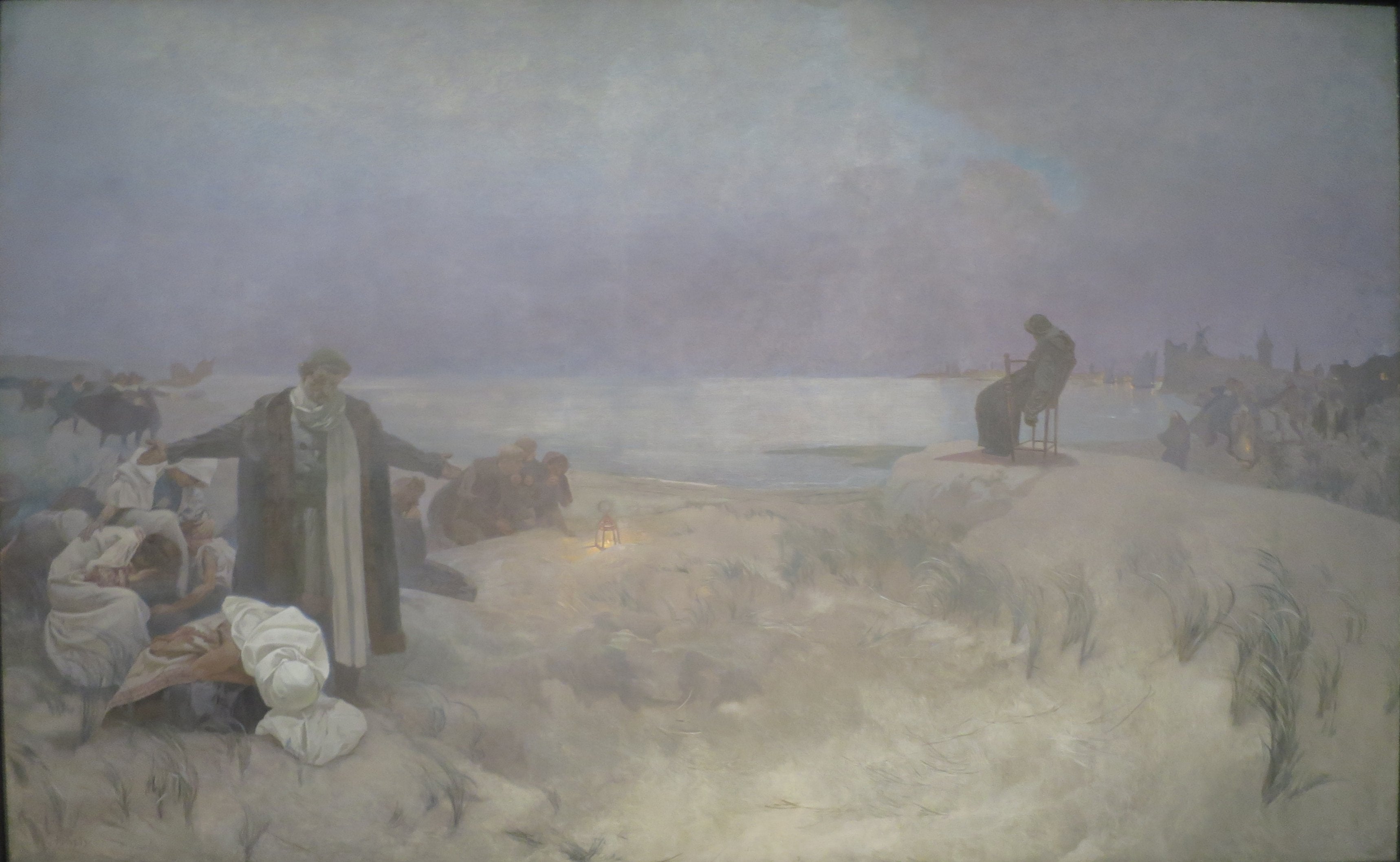Poslední den Jana Amose Komenského - Alphonse Mucha