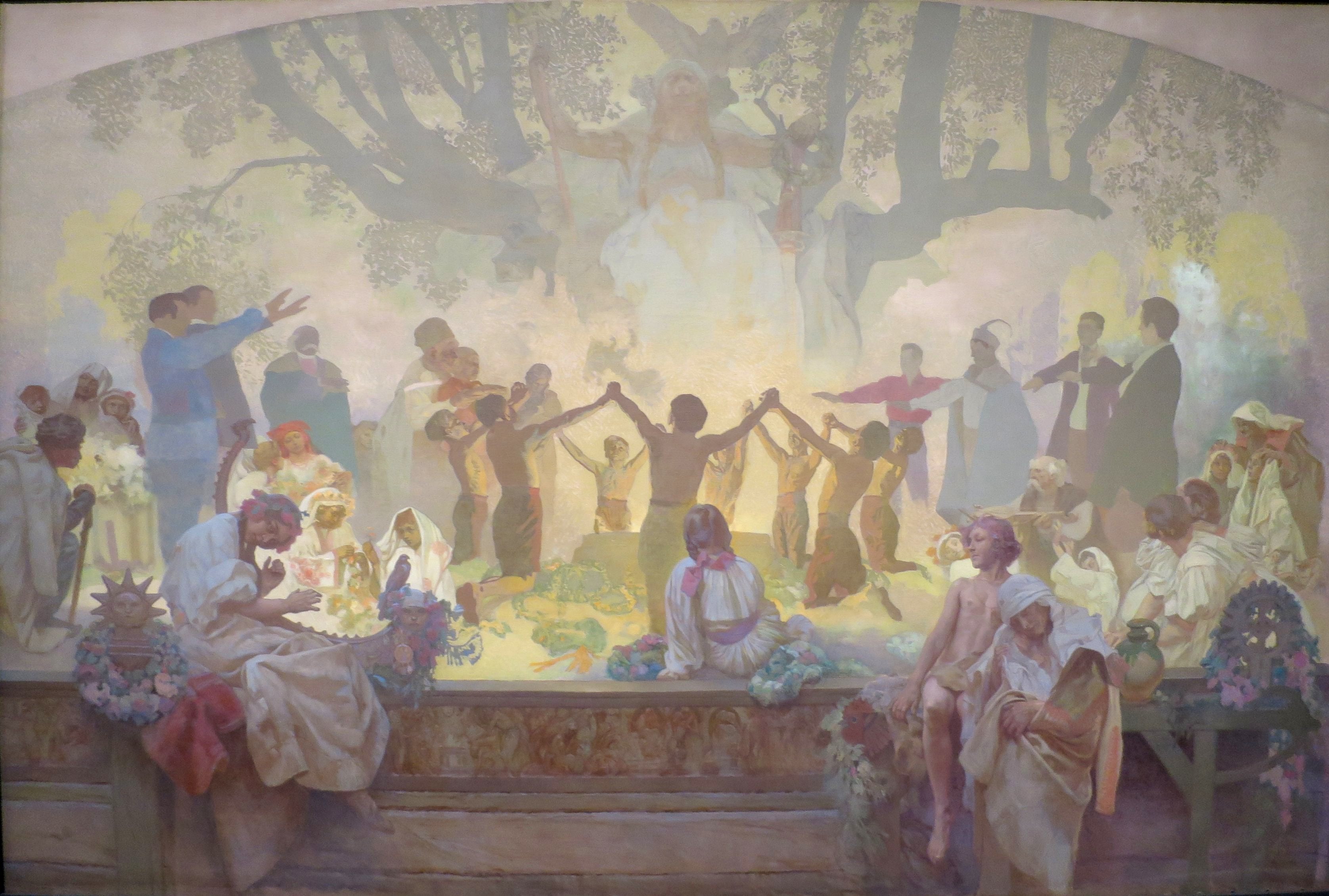 Přísaha Omladina - Alphonse Mucha