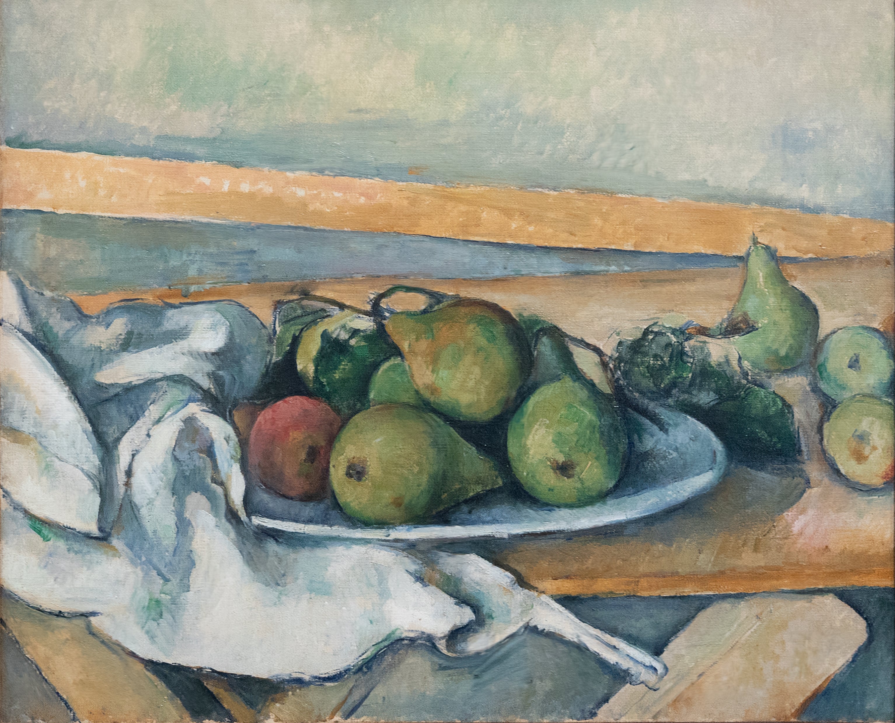 Reproduction du tableau « Nature morte aux poires - Paul Cézanne » par Alpha Reproduction en peinture à l’huile