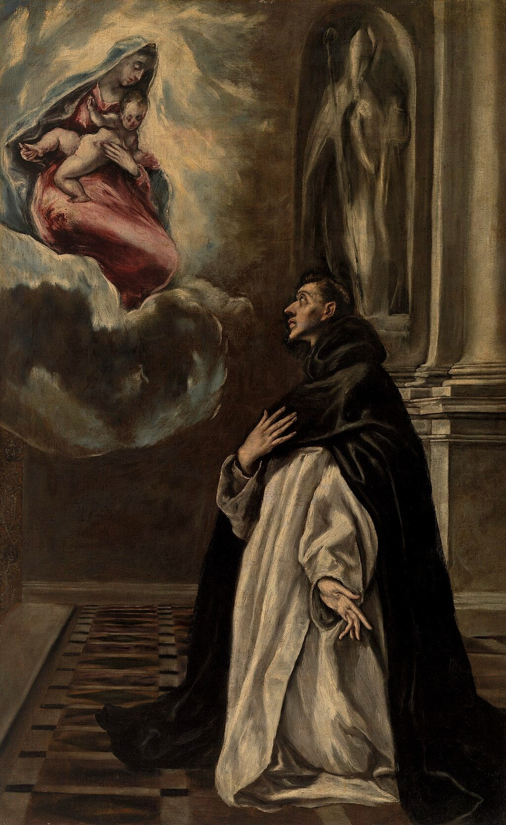 Apparition de la Vierge et de l'Enfant à saint Hyacinthe - El Greco