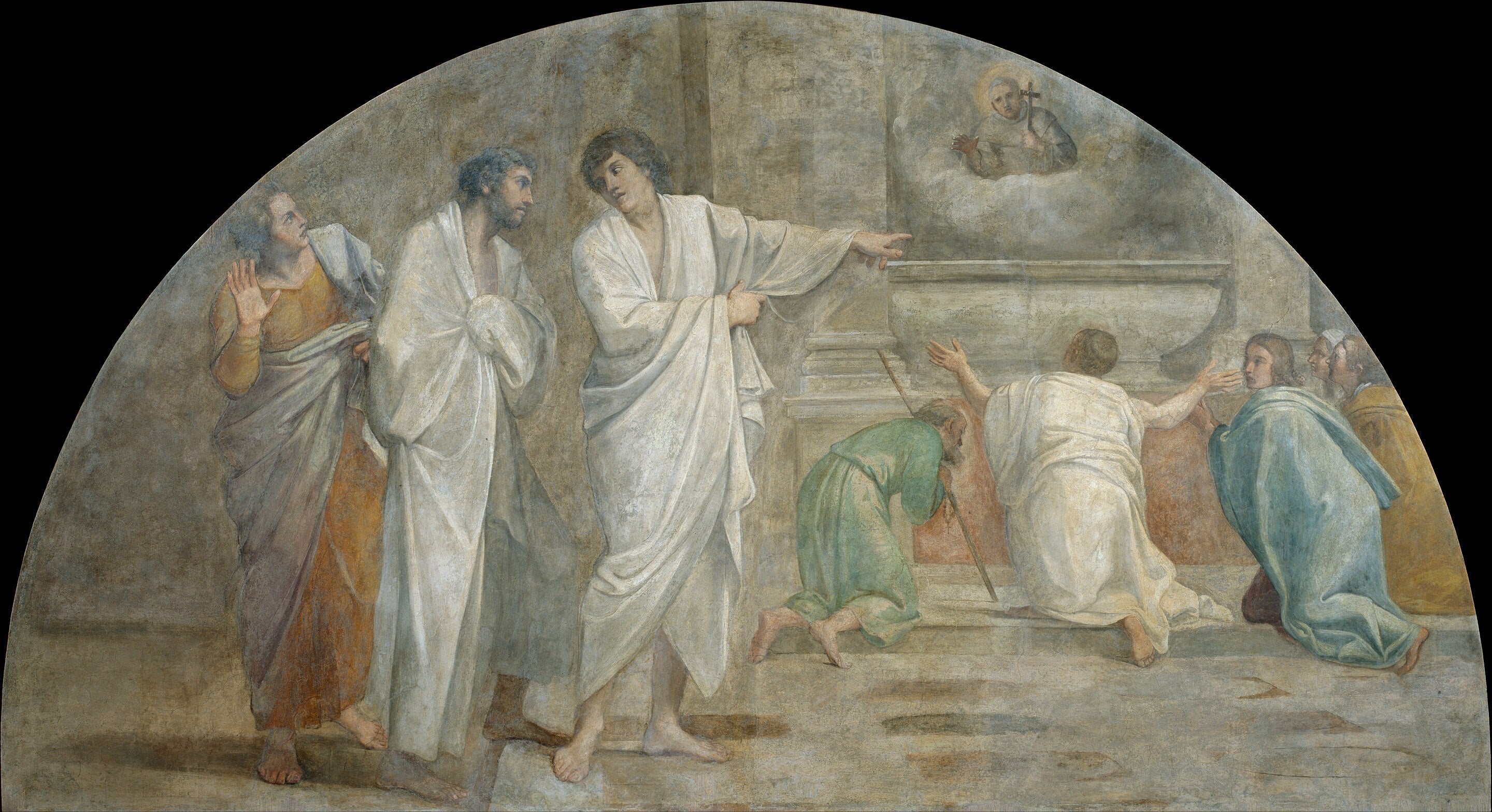 Apparition de saint Didaque au-dessus de son sépulcre - Annibale Carracci