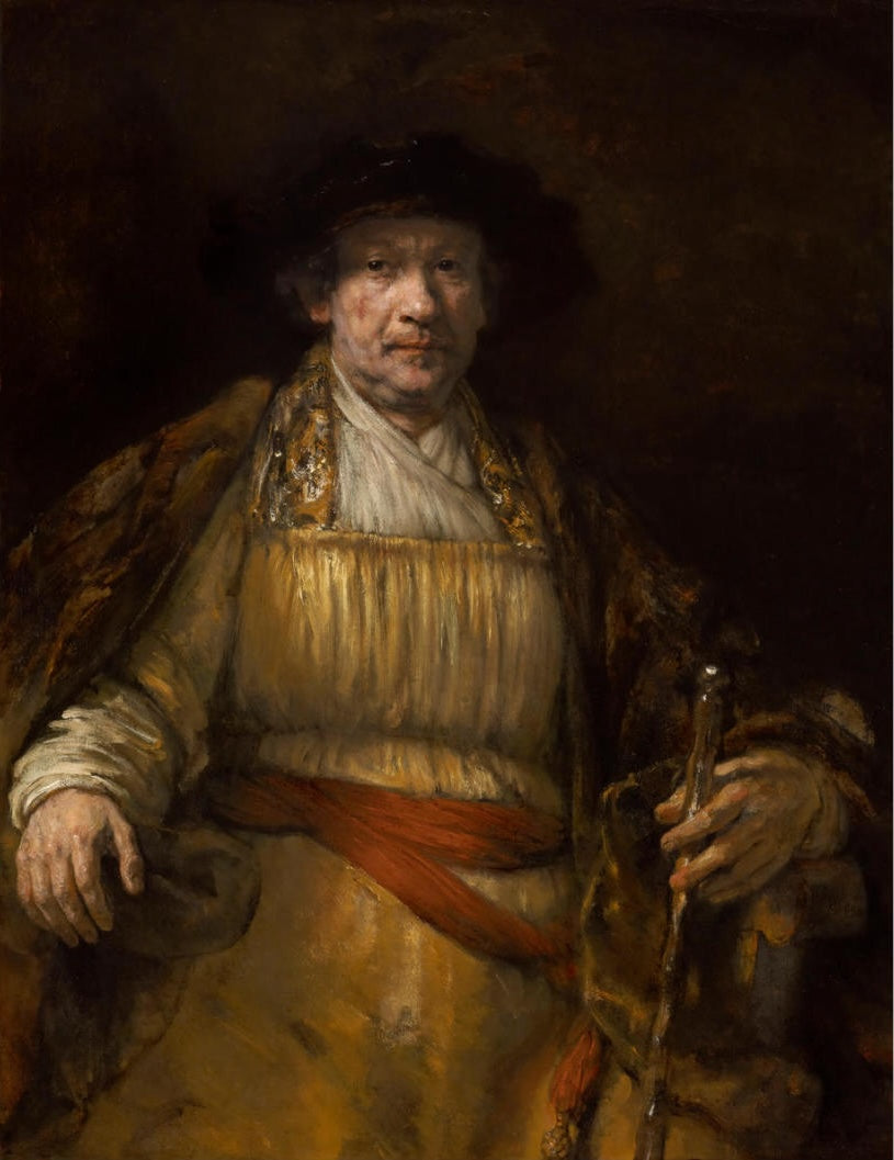 Reproduction du tableau « Autoportrait - Rembrandt » par Alpha Reproduction en peinture à l’huile