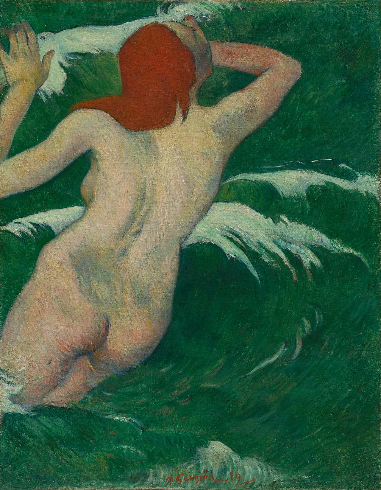 Ve vlnách - Paul Gauguin