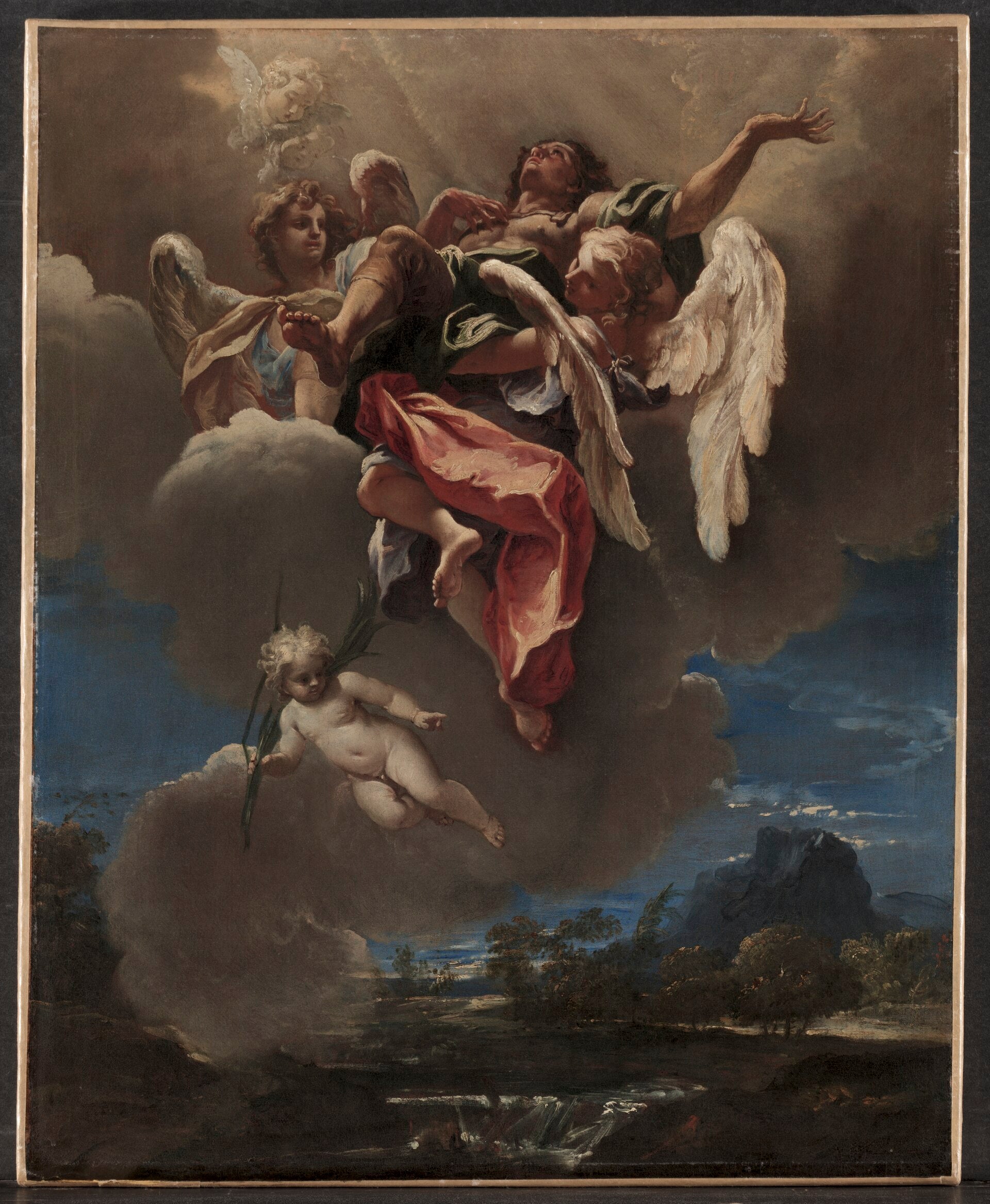 Étude pour « Une apothéose d'un saint » (pour San Bernardino dei Morti, Milan) - Sebastiano Ricci