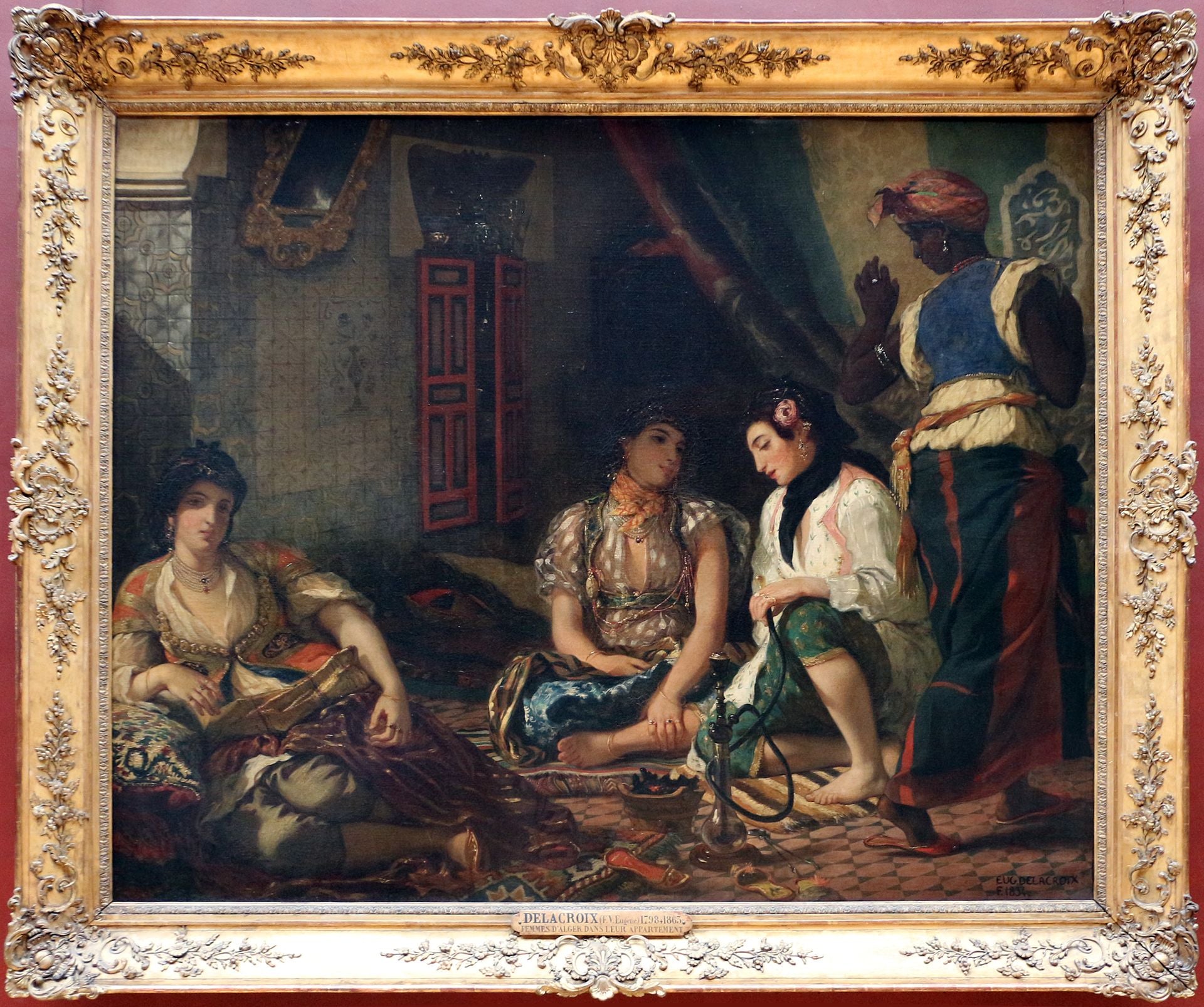 Ženy z Alžíru ve svém bytě - Eugène Delacroix