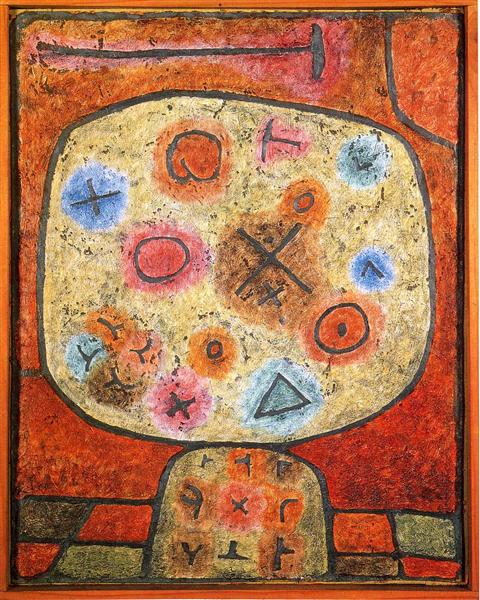 Květiny ve skále - Paul Klee