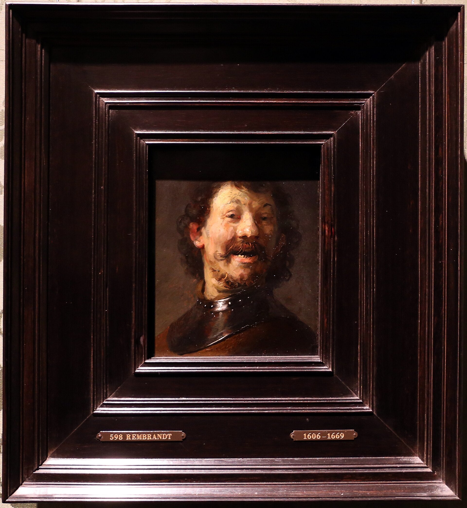 Smějící se muž - Rembrandt