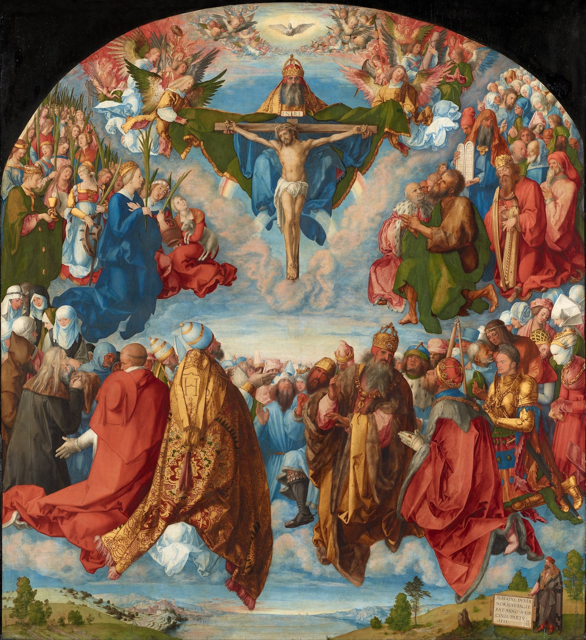 Uctívání Svaté Trojice - Albrecht Dürer