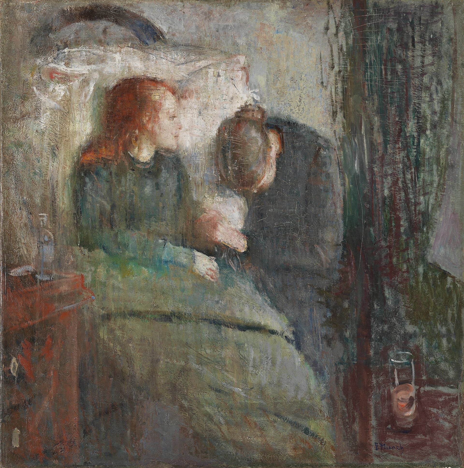 Nemocné dítě - Edvard Munch