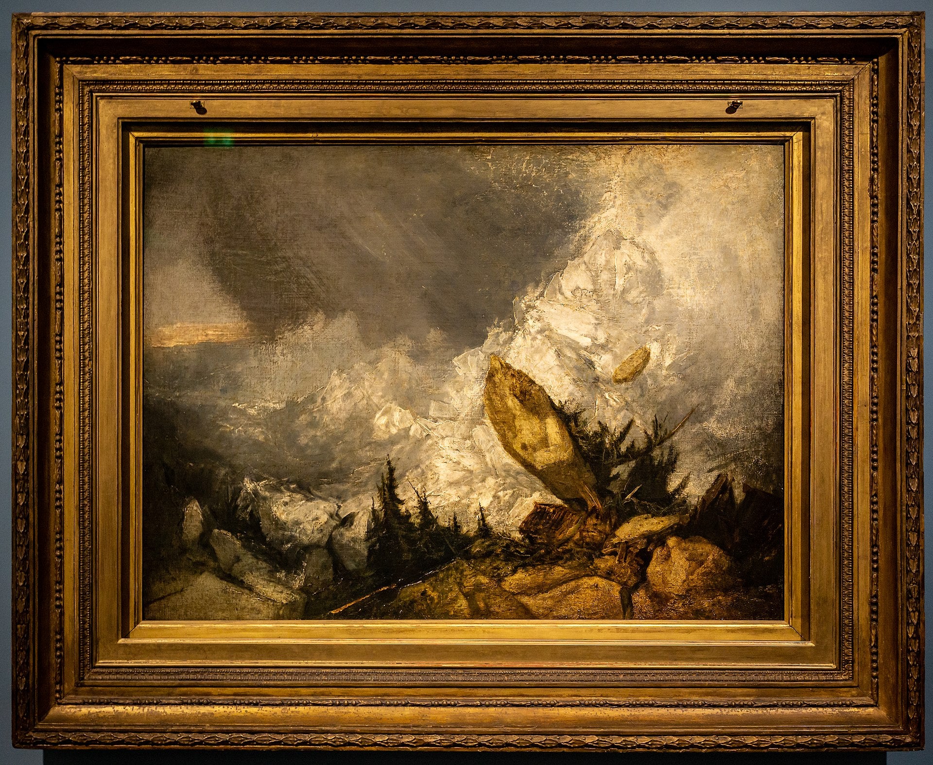 Pád laviny v Grisons - J. M. W. Turner