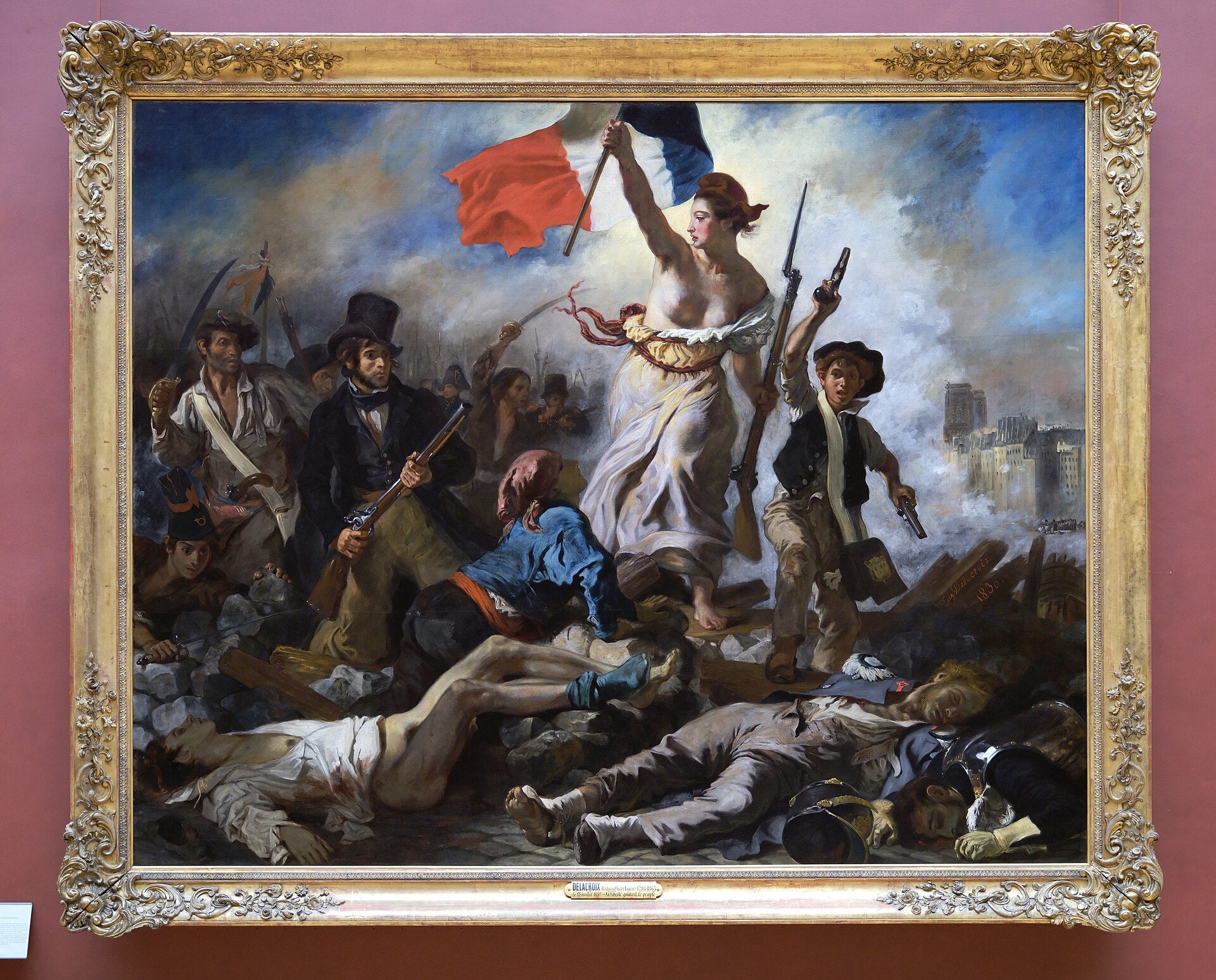 Svoboda vede lid - Eugène Delacroix