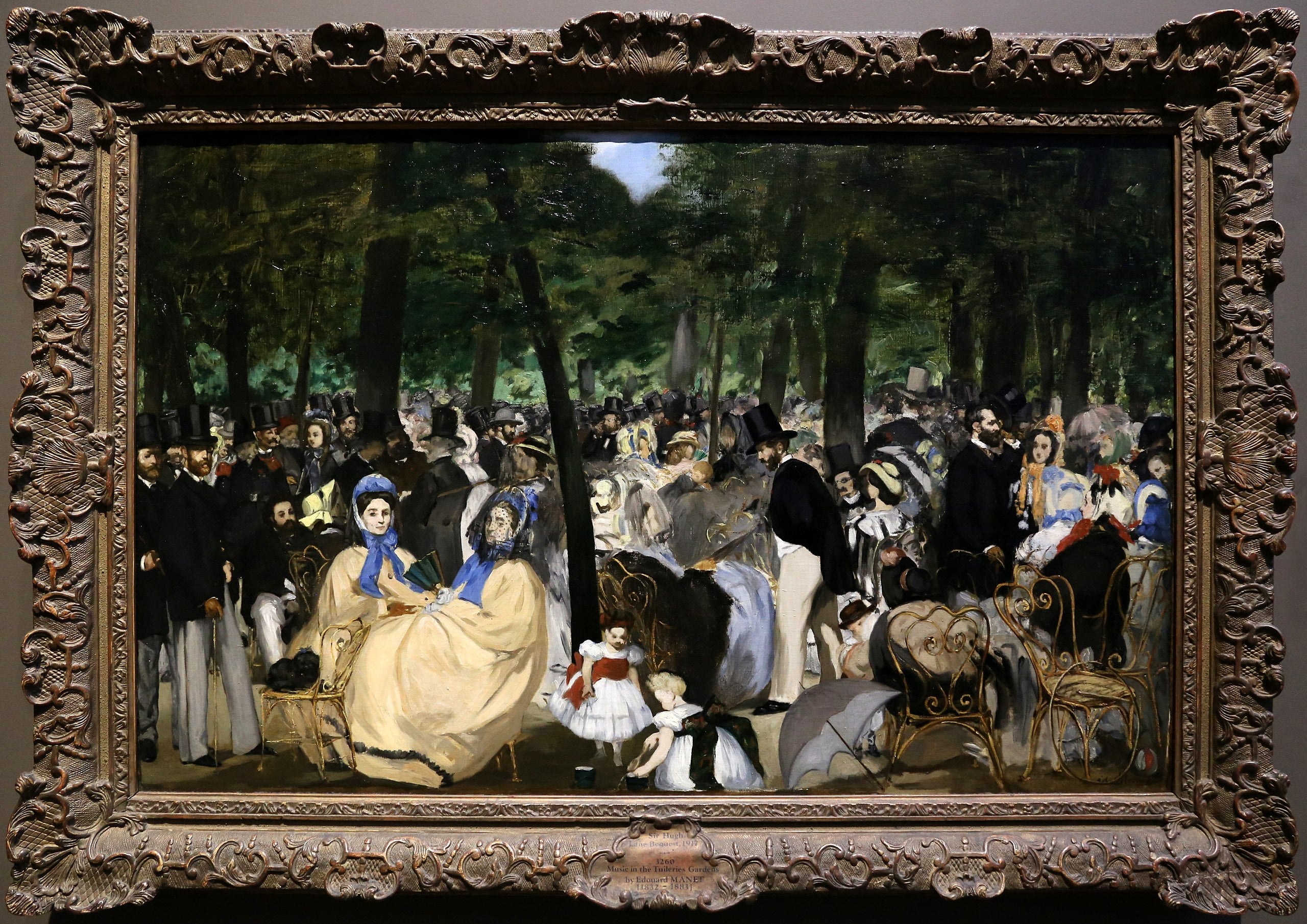Hudba v Tuileriích - Édouard Manet