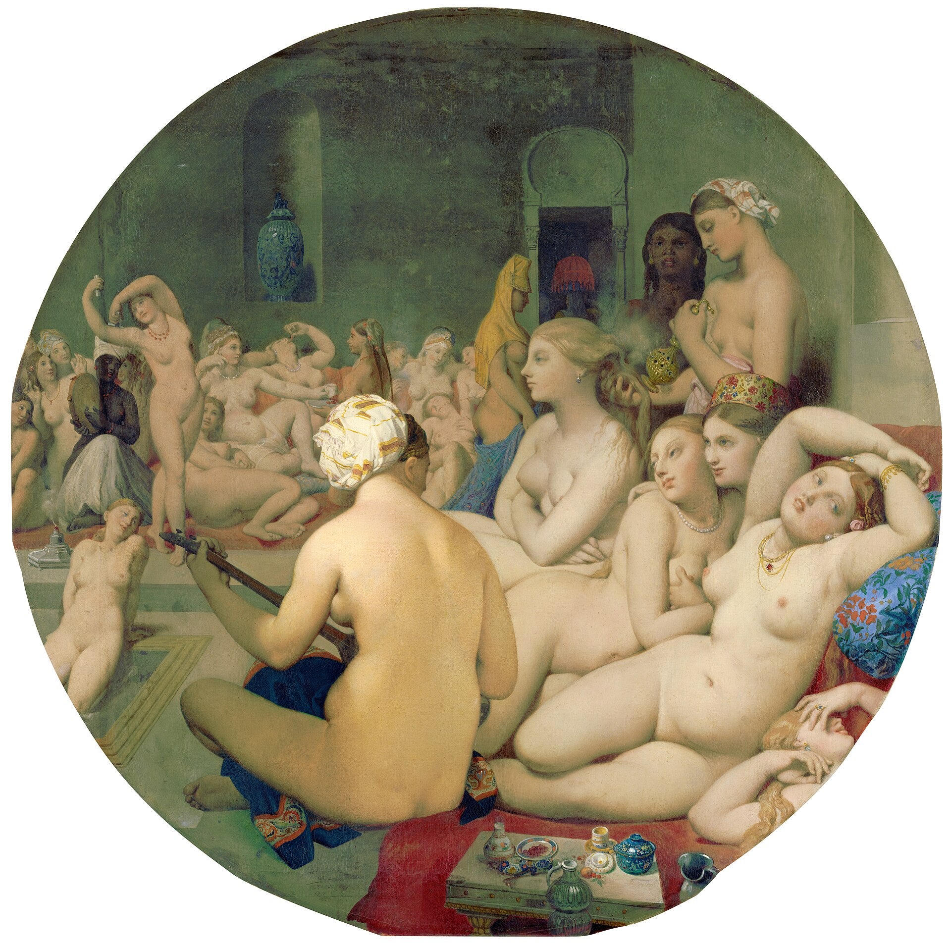 Turecká lázeň - Jean-Auguste-Dominique Ingres