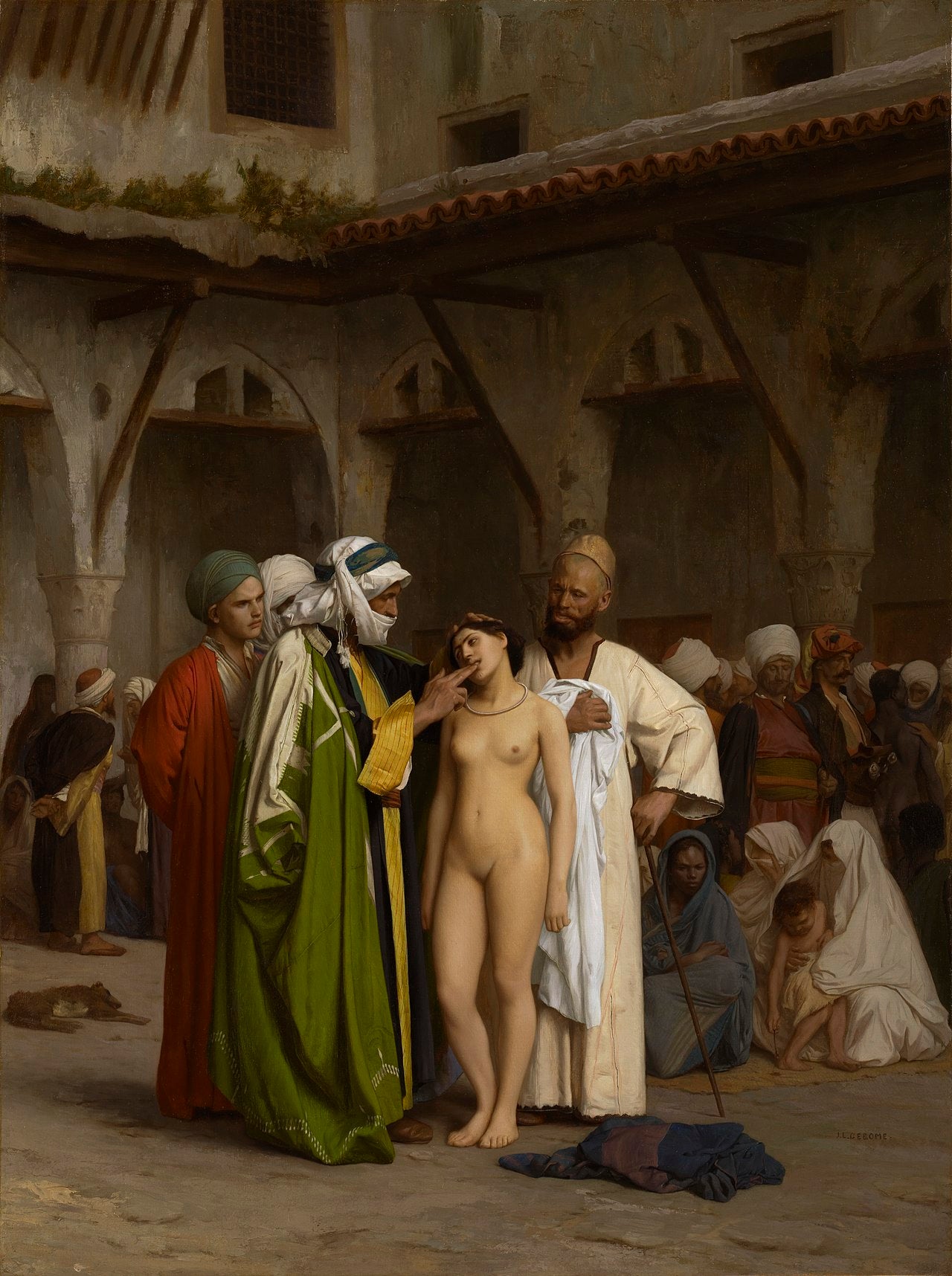 Trh s otroky - Jean-Léon Gérôme