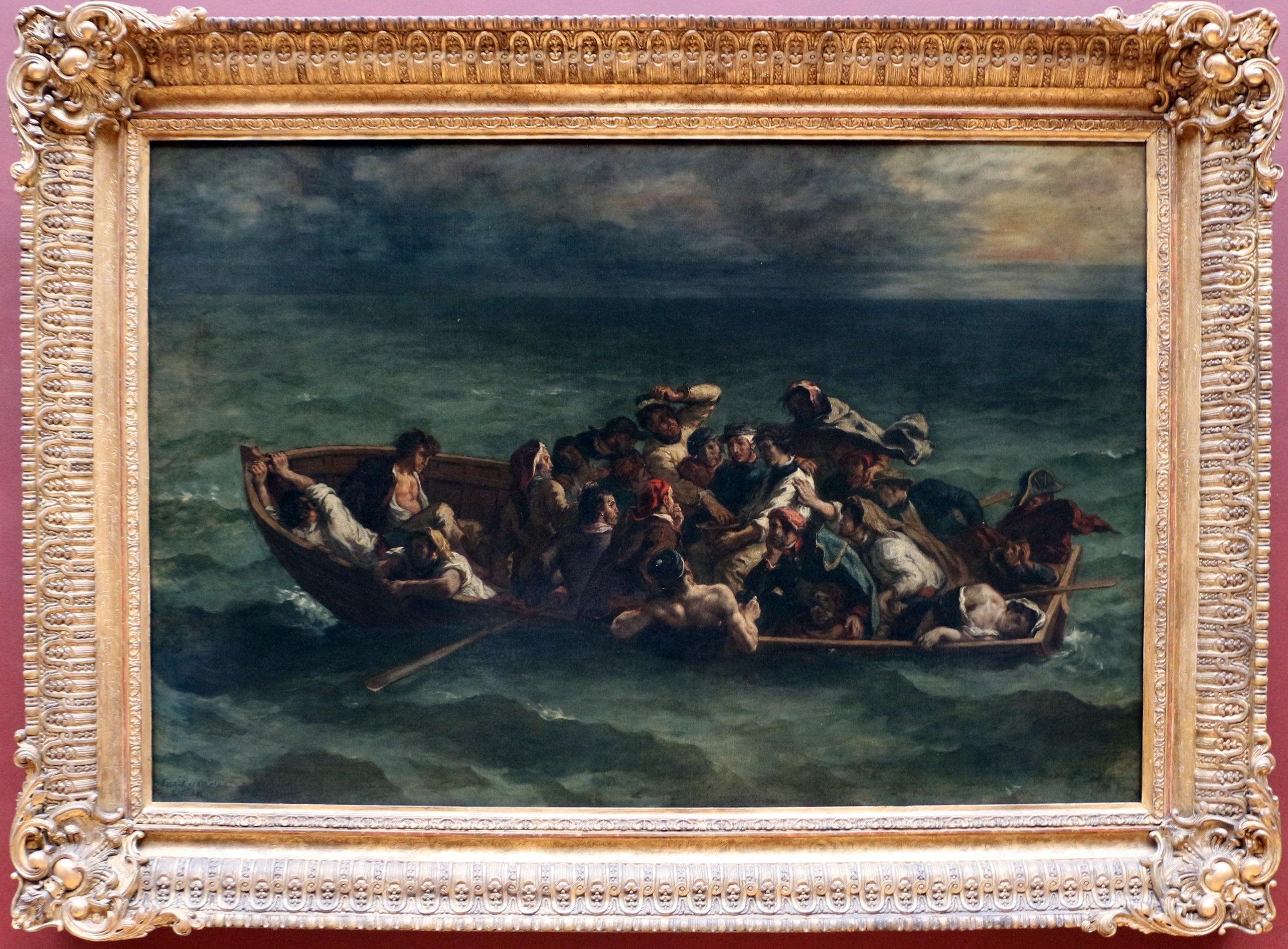 Ztroskotání dona Juana - Eugène Delacroix