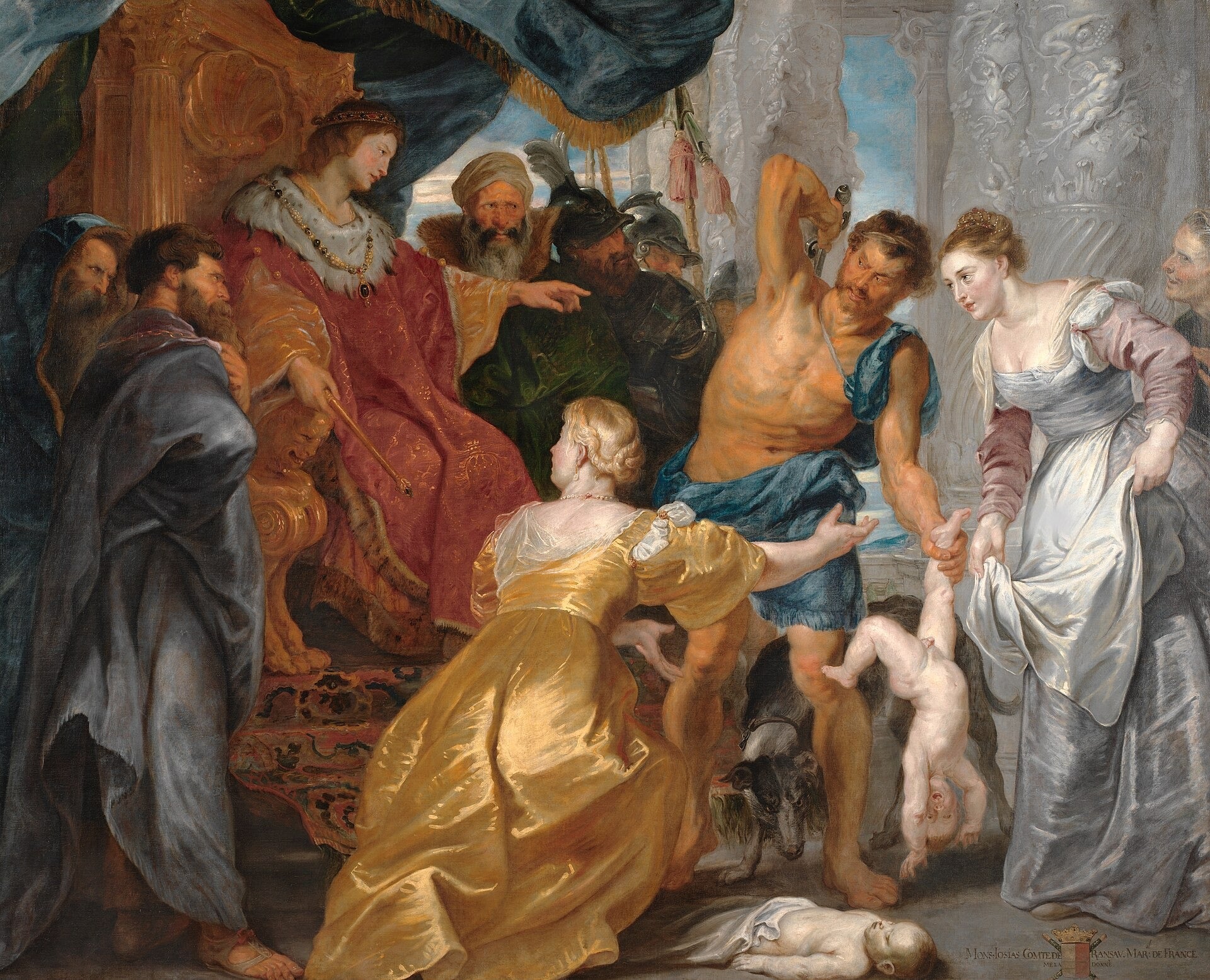 Le jugement de Salomon - Peter Paul Rubens