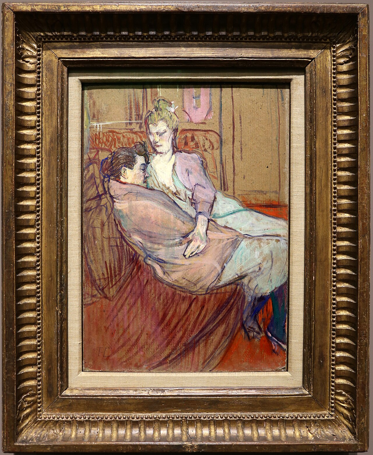 Dva přátelé - Henri de Toulouse-Lautrec