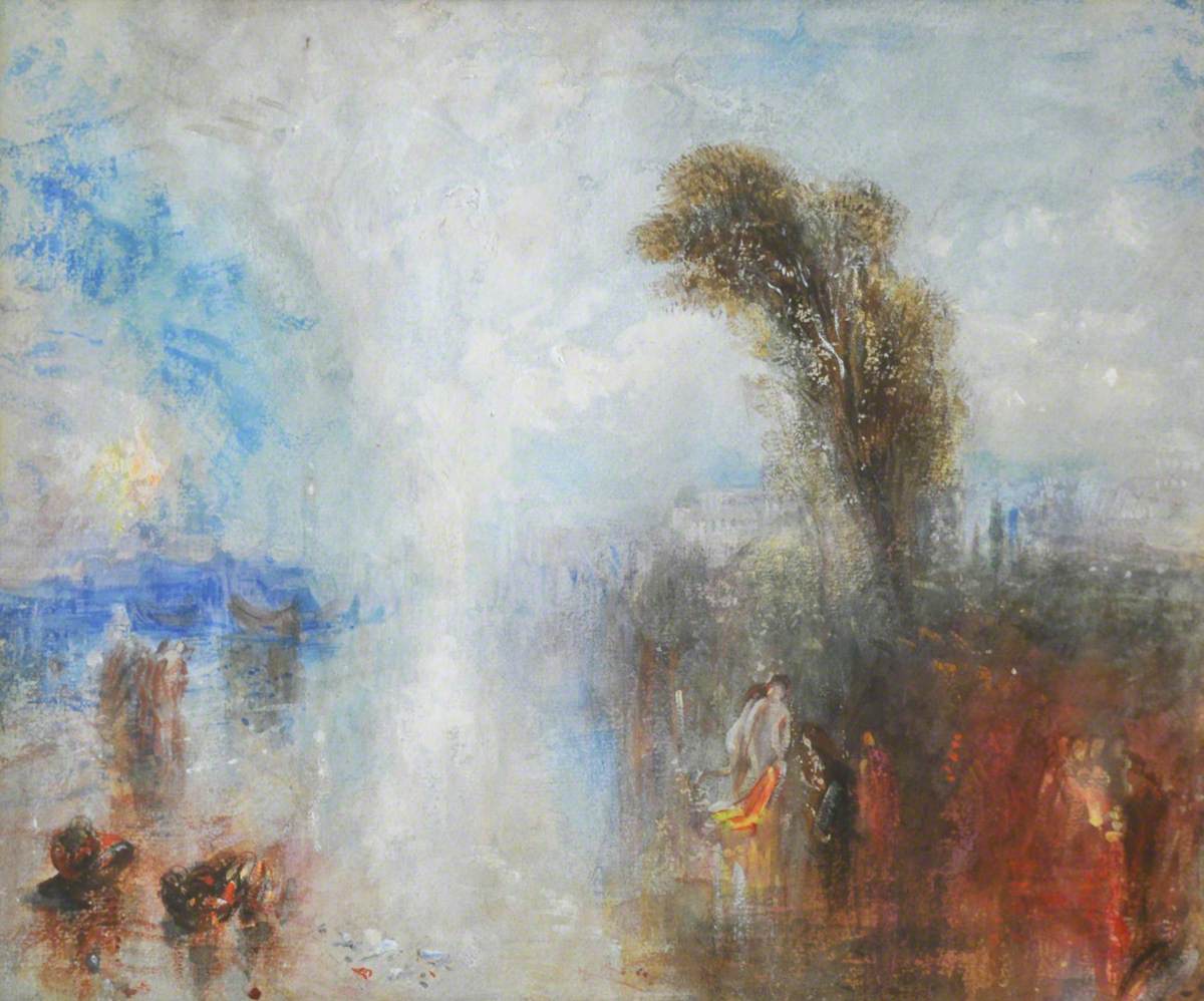 Neapolské rybářské dívky překvapené koupáním při měsíčním světle - J. M. W. Turner