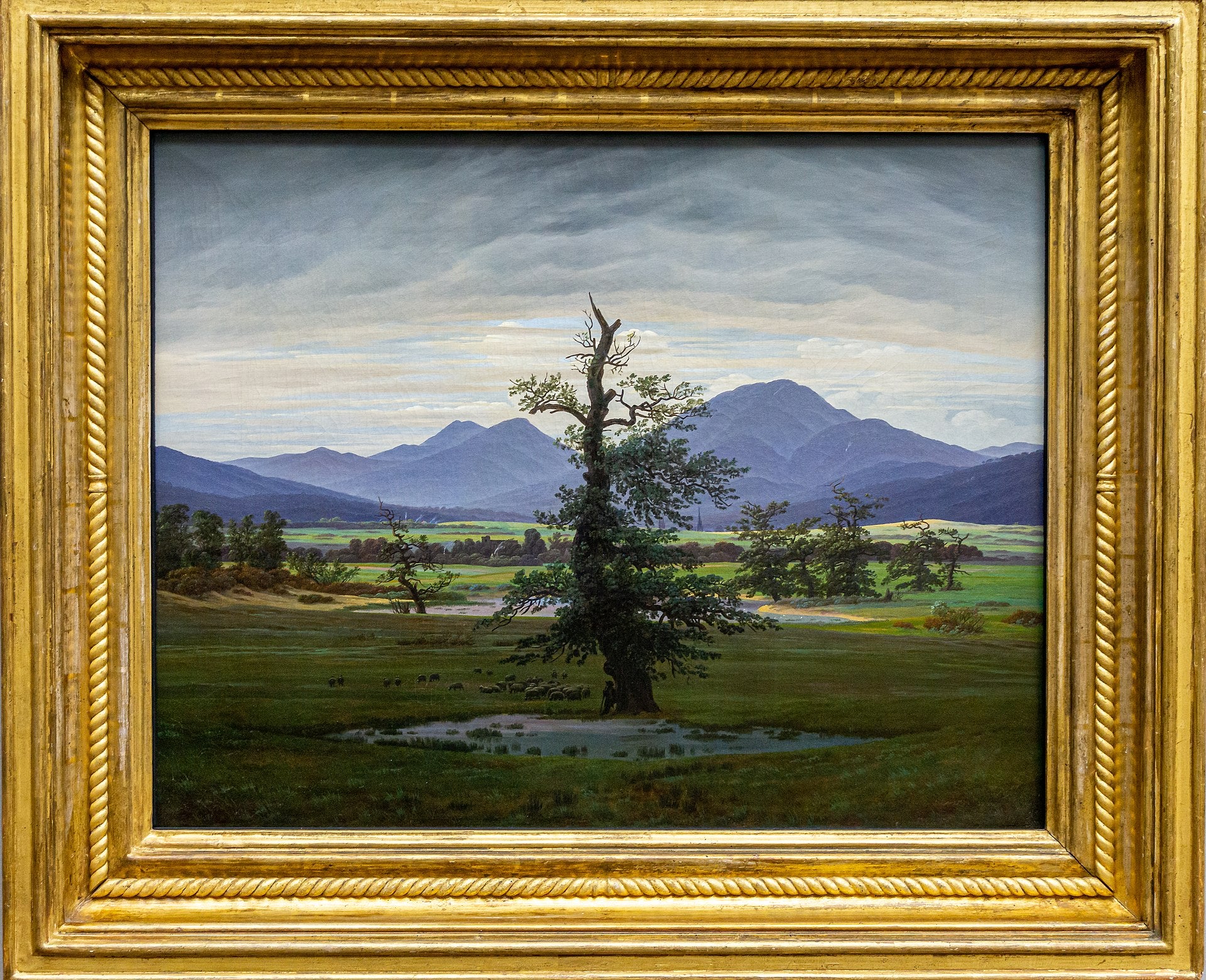 Krajina na venkově, ráno - Caspar David Friedrich