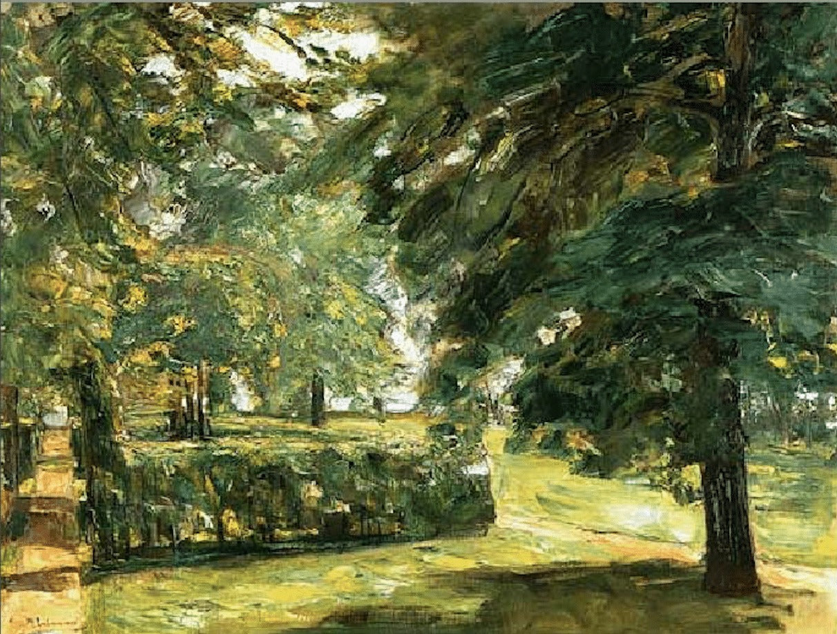 Krajina parku (Zahrady živého plotu Wannsee na východě) - Max Liebermann