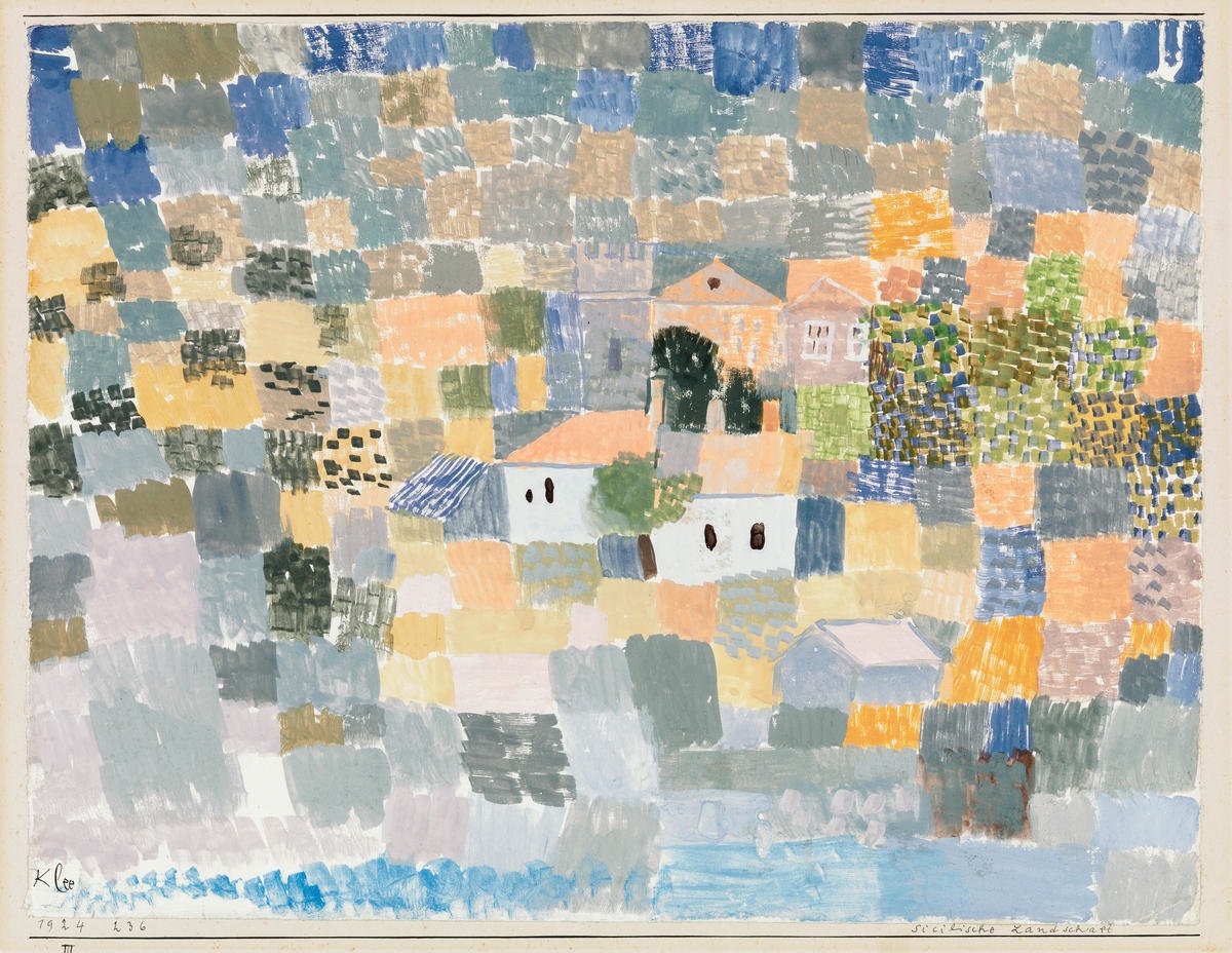 Sicilská krajina - Paul Klee