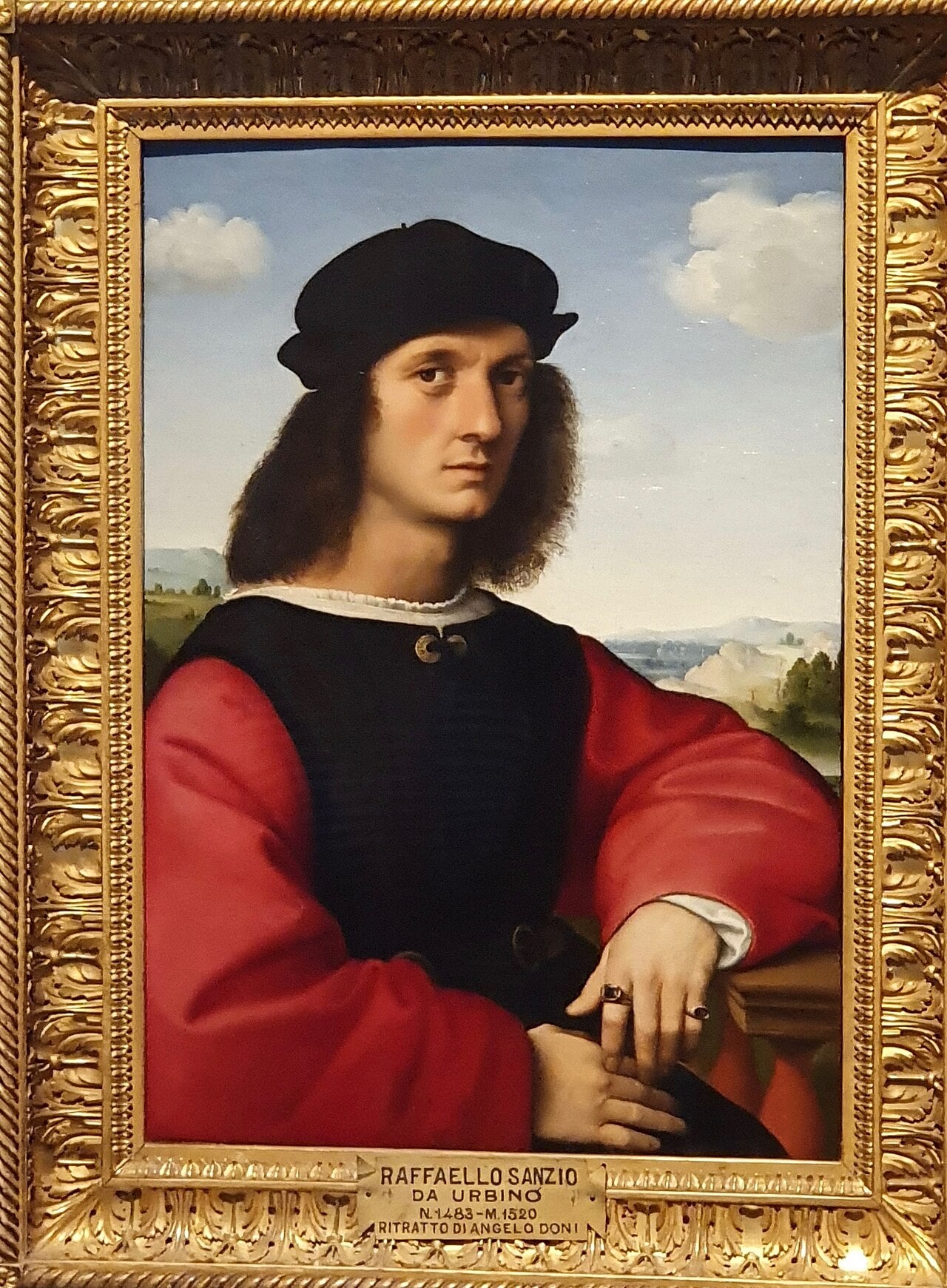 Portrét Agnola Doniho - Raffael Sanzio