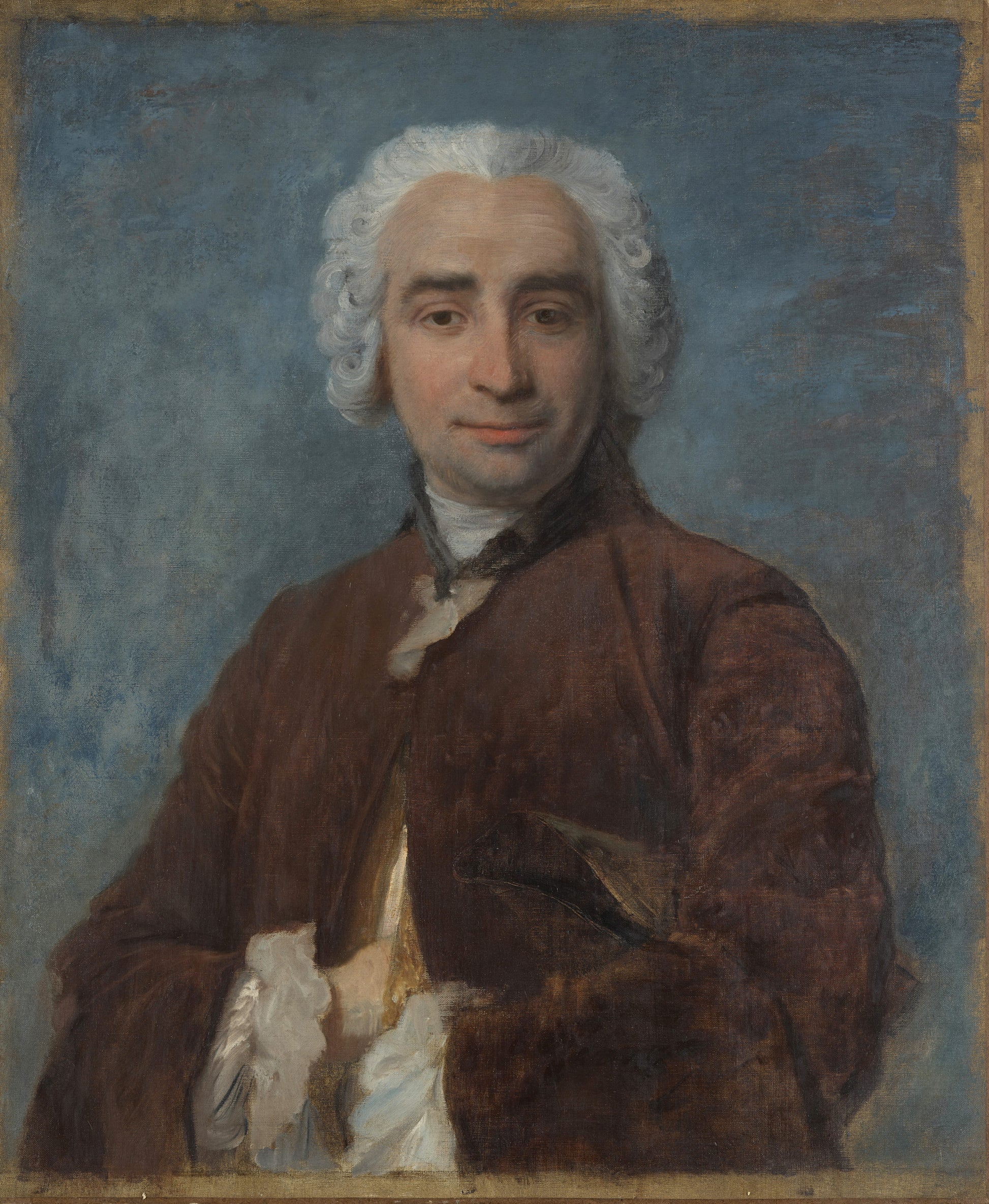 Portrét muže, podle Maurice Quentina de La Tour - Edgar Degas