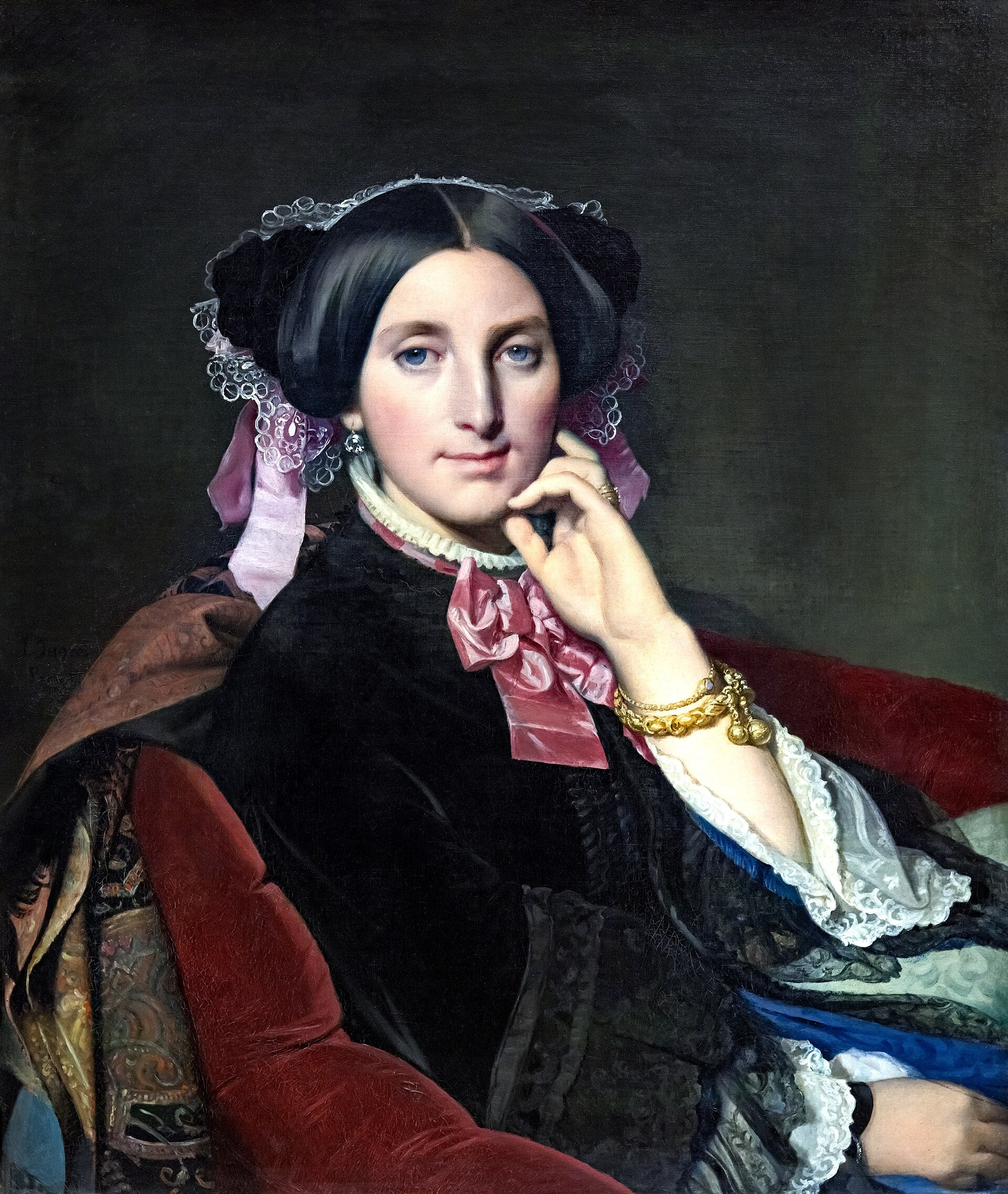 Portrét paní Gonse - Jean-Auguste-Dominique Ingres