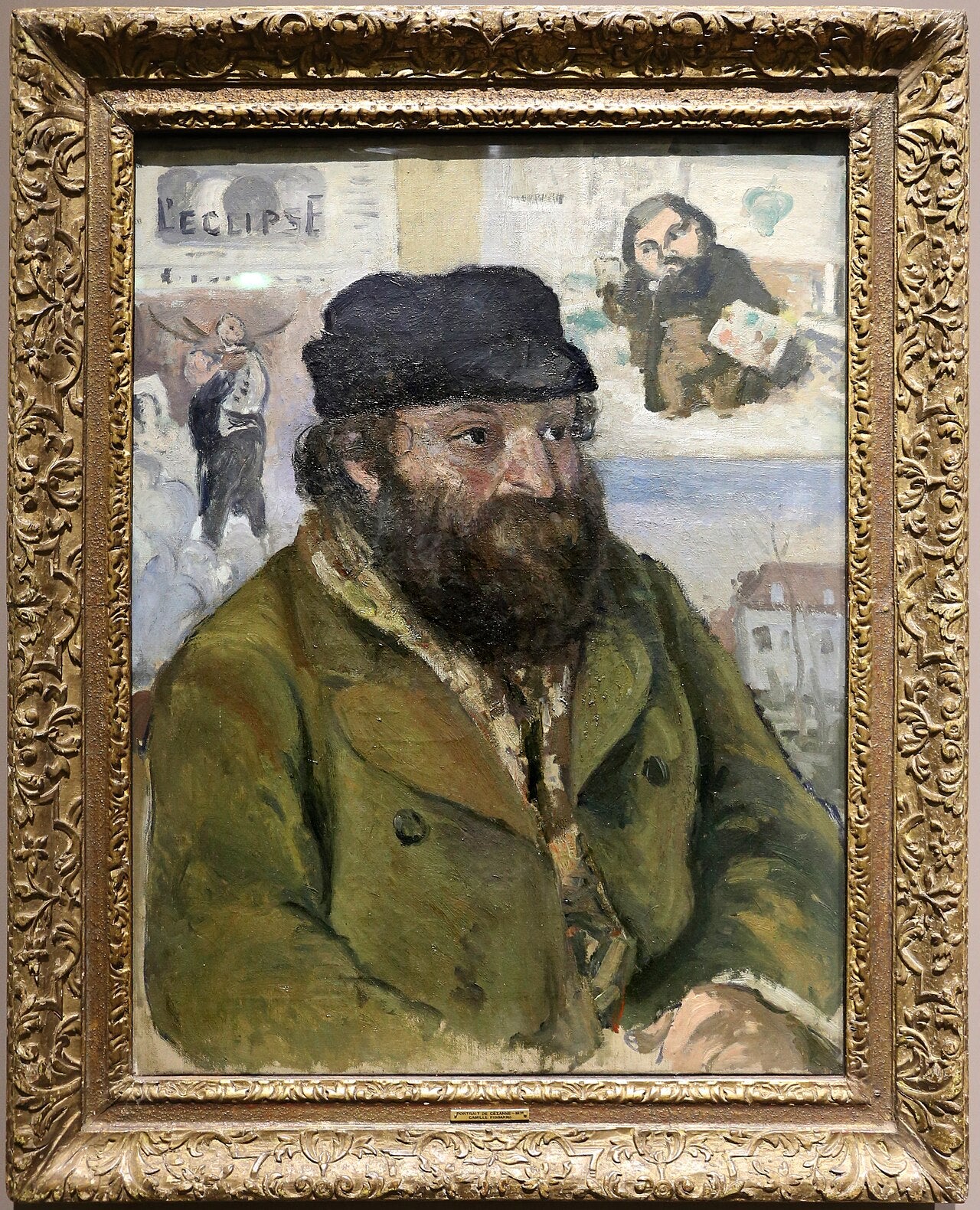Portrét Paula Cézanna - Camille Pissarro