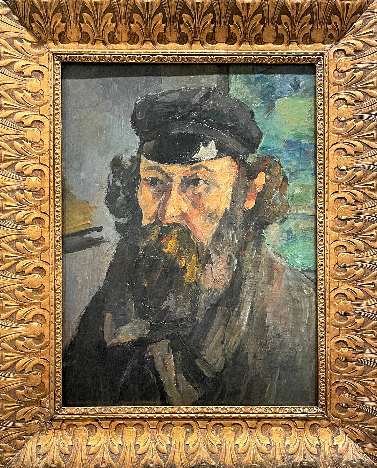 Portrét umělce v čepici - Paul Cézanne