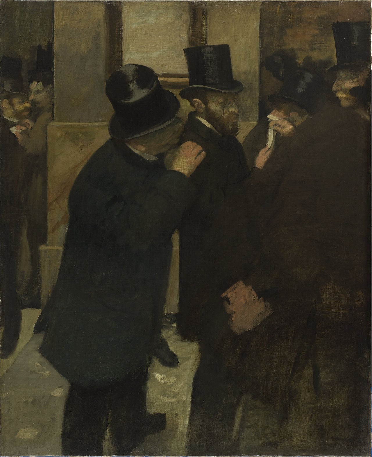 Portréty na burze - Edgar Degas