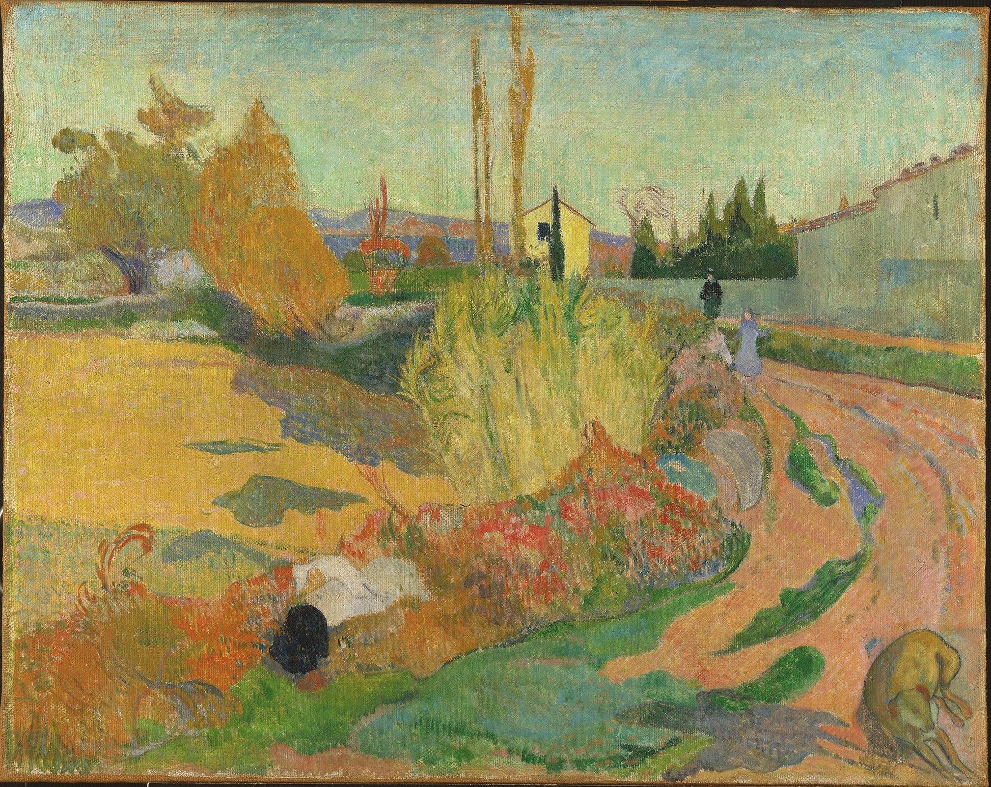 Kousek od Arles, neboli Mas d'Arles - Paul Gauguin